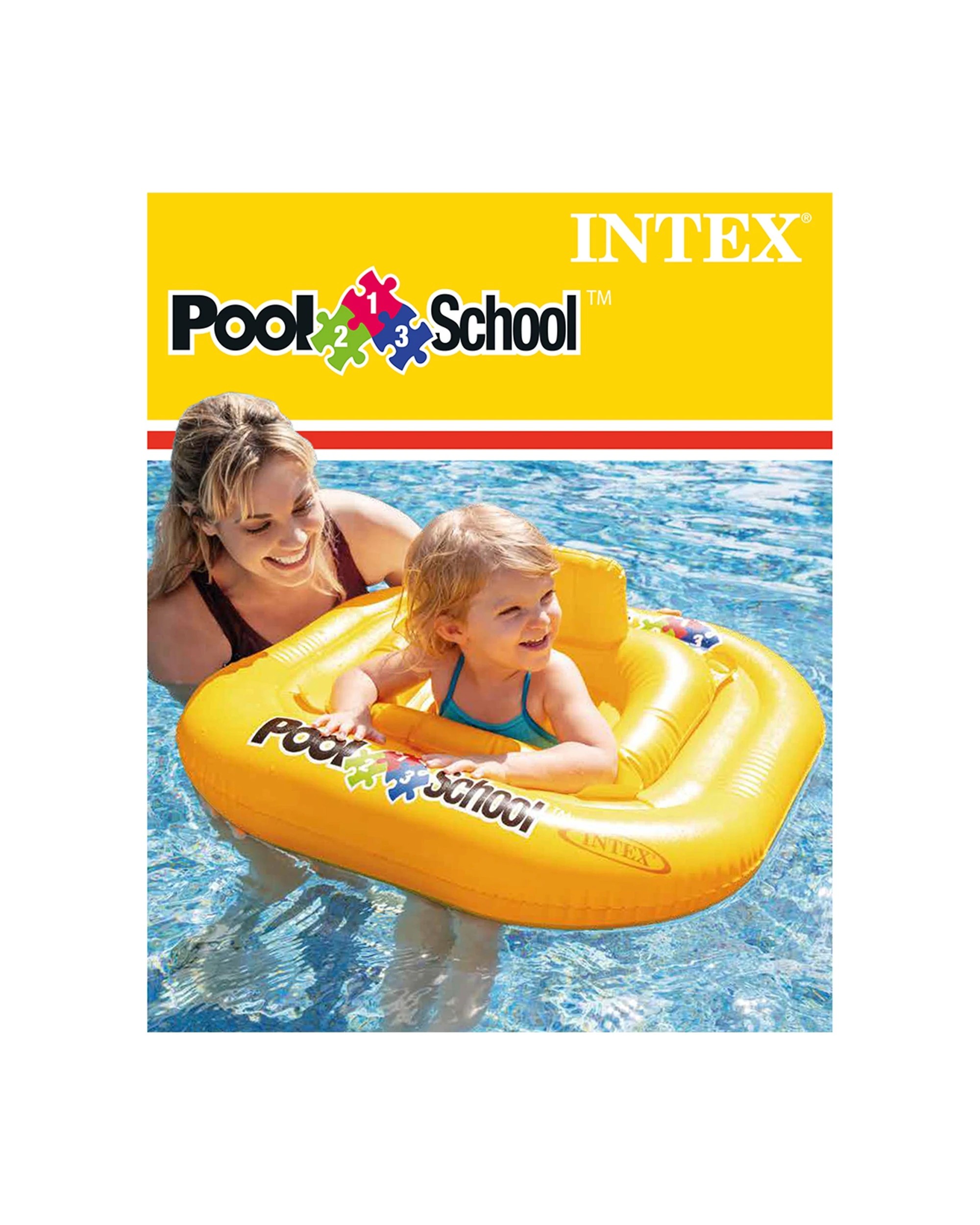 5 Intex 2PK Pool School Deluxe Baby Swimming Inflatable Float - Multi, 5 of 5