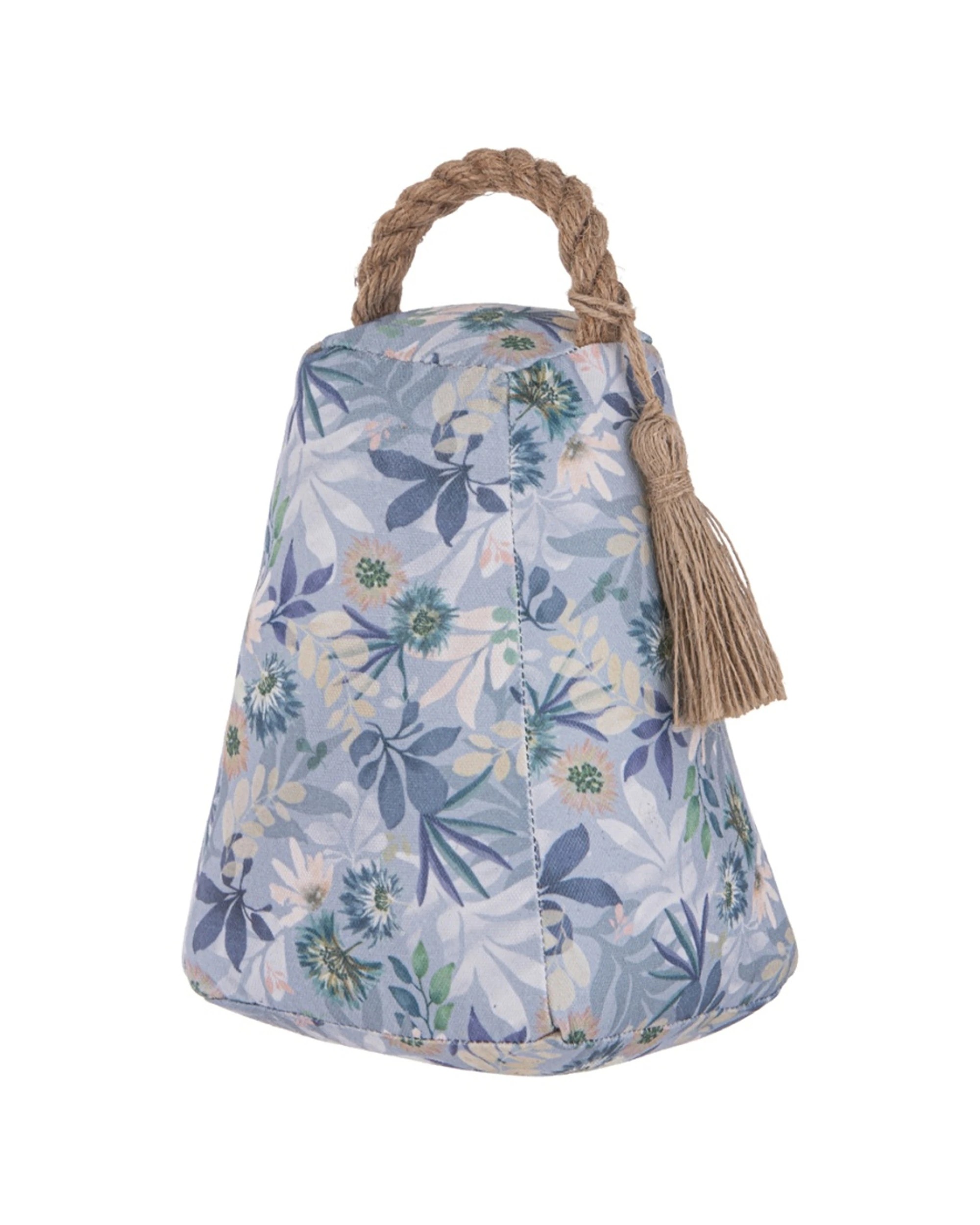 1 Ladelle Mossman Weighted Door Stop With Handle & Braided Tassel - Pattern, 1 of 1
