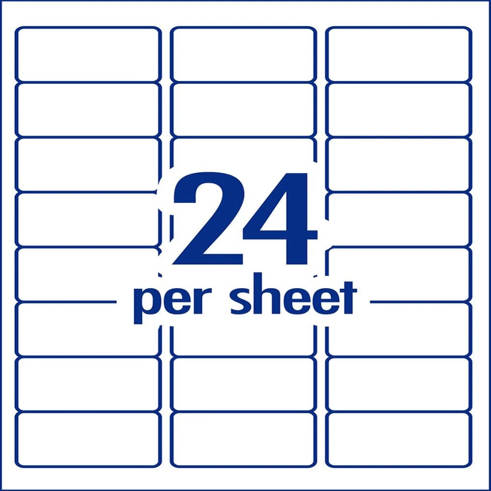 3 Avery Premium White Address Labels AveryEco 24UP 20 Sheets, 3 of 10