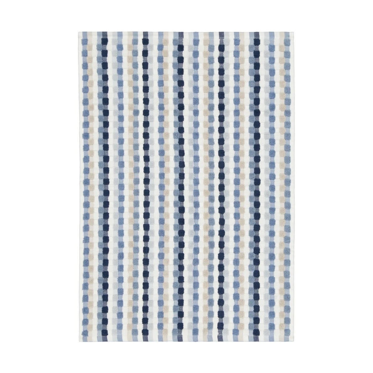 3 Blue Popcorn Cotton Hand Towel, 3 of 6