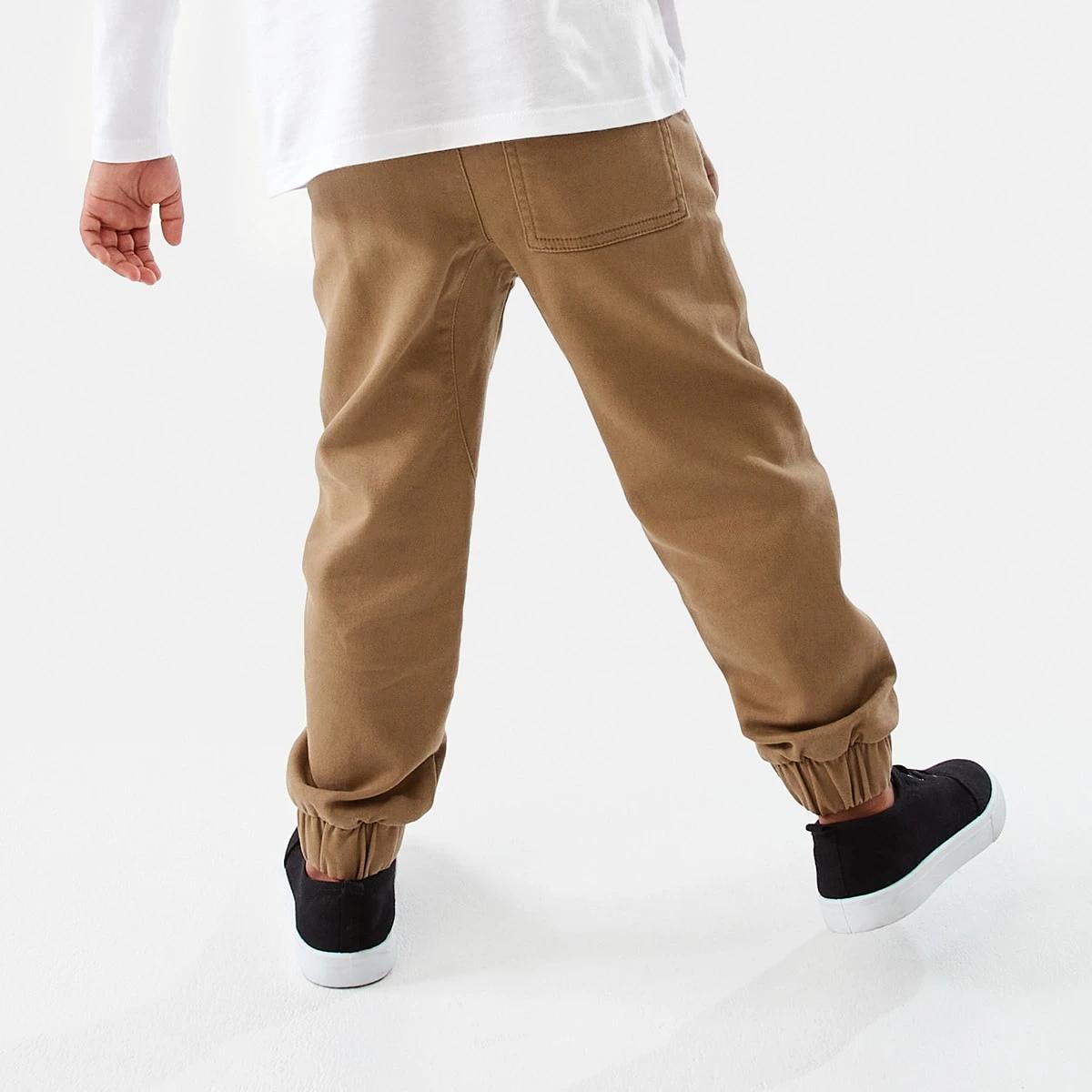 2 Pull On Knit Joggers Coco Brown, 2 of 8