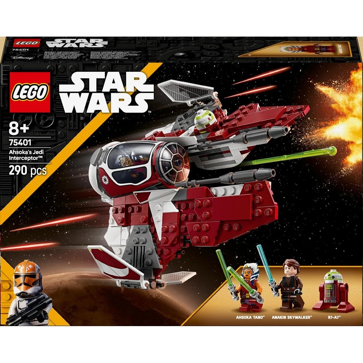 1 LEGO Star Wars Ahsoka's Jedi Interceptor 75401, 1 of 10