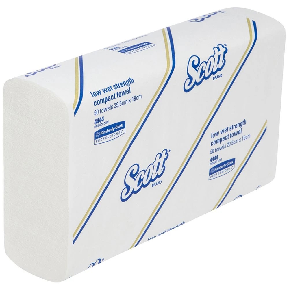1 SCOTT Low Wet Strength Towel 90 Pack, 1 of 3