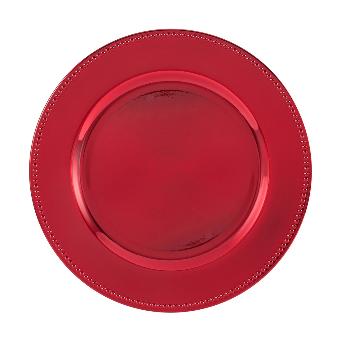 3 Red Charger Plate, 3 of 3