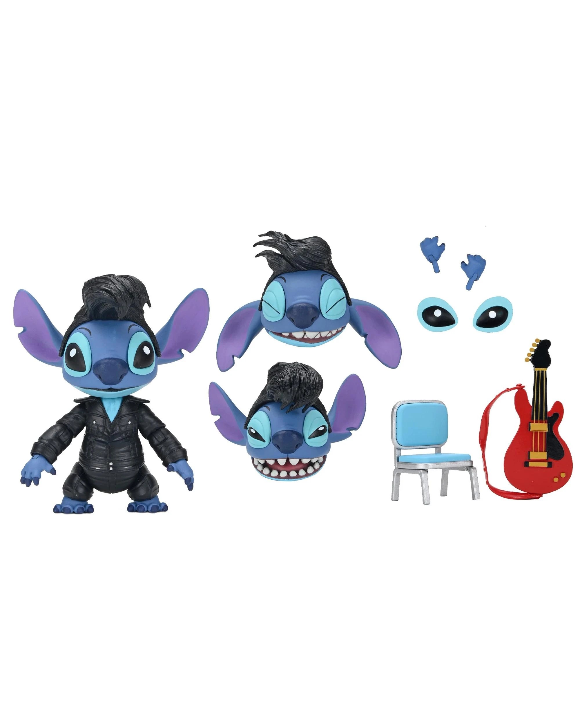 1 Neca-Disney Lilo & Stitch Ultimate Singer Elvis Stitch 7 Inch Scale Action Figure - Blue, 1 of 8
