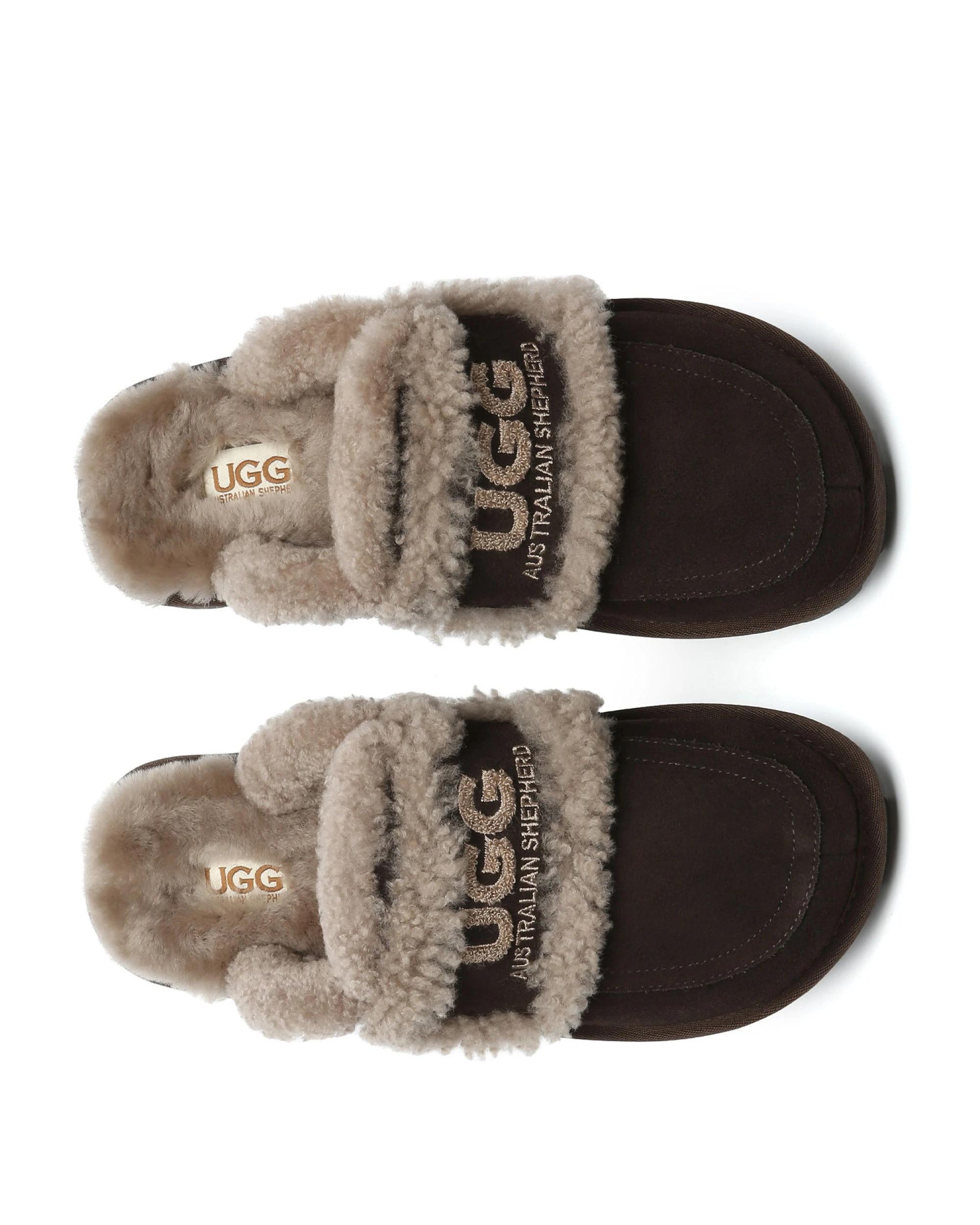 5 Australian Shepherd UGG Men Rilee Slippers CHOCOLATE, 5 of 5