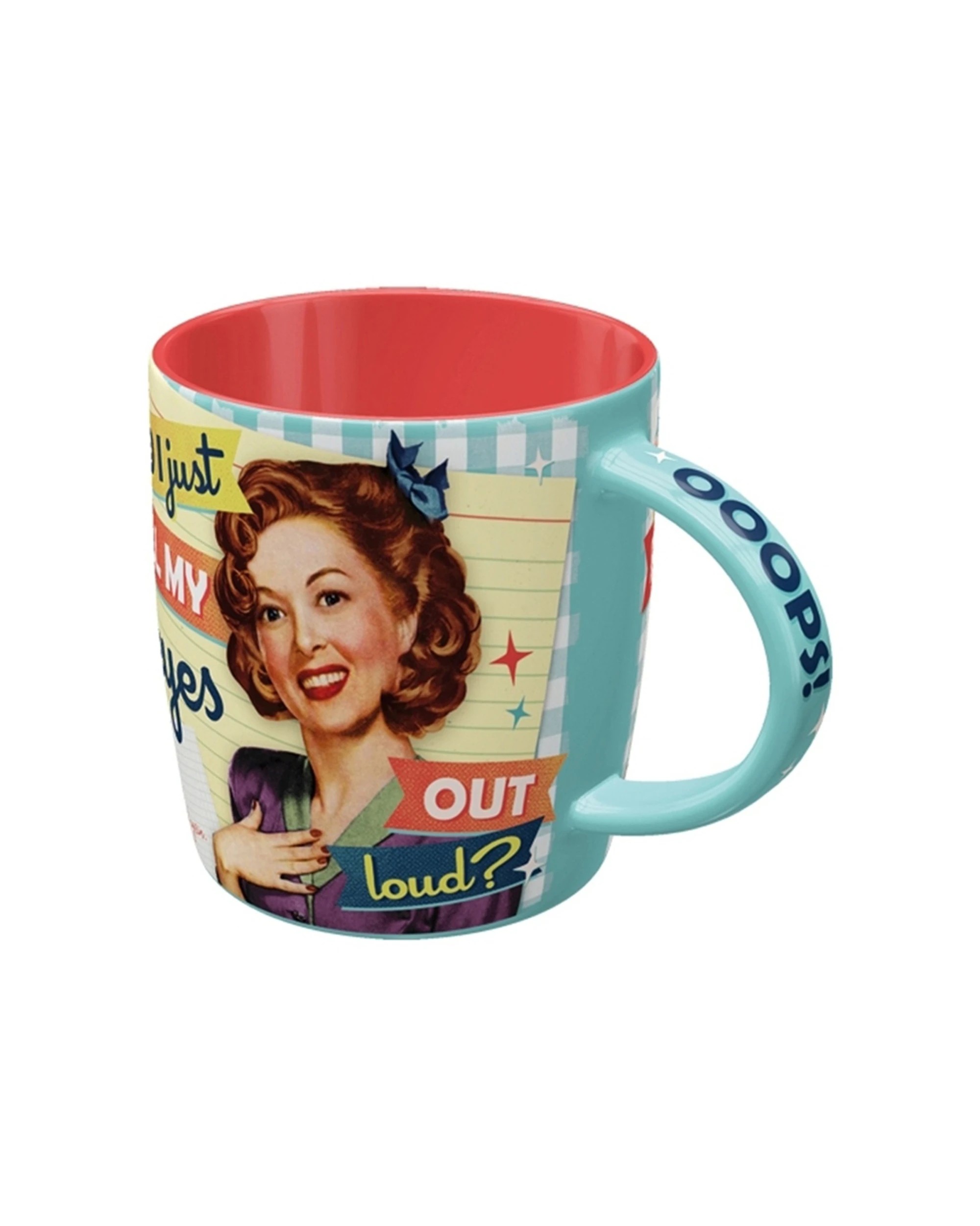 3 Nostalgic-Art 4PK Ceramic Mug 330ml Retro Design - Did I just roll my eyes out loud?, 3 of 5