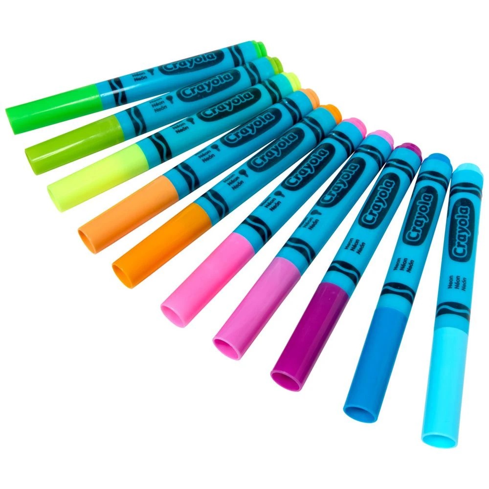 3 Crayola Neon Washable Markers 10 Pack, 3 of 3