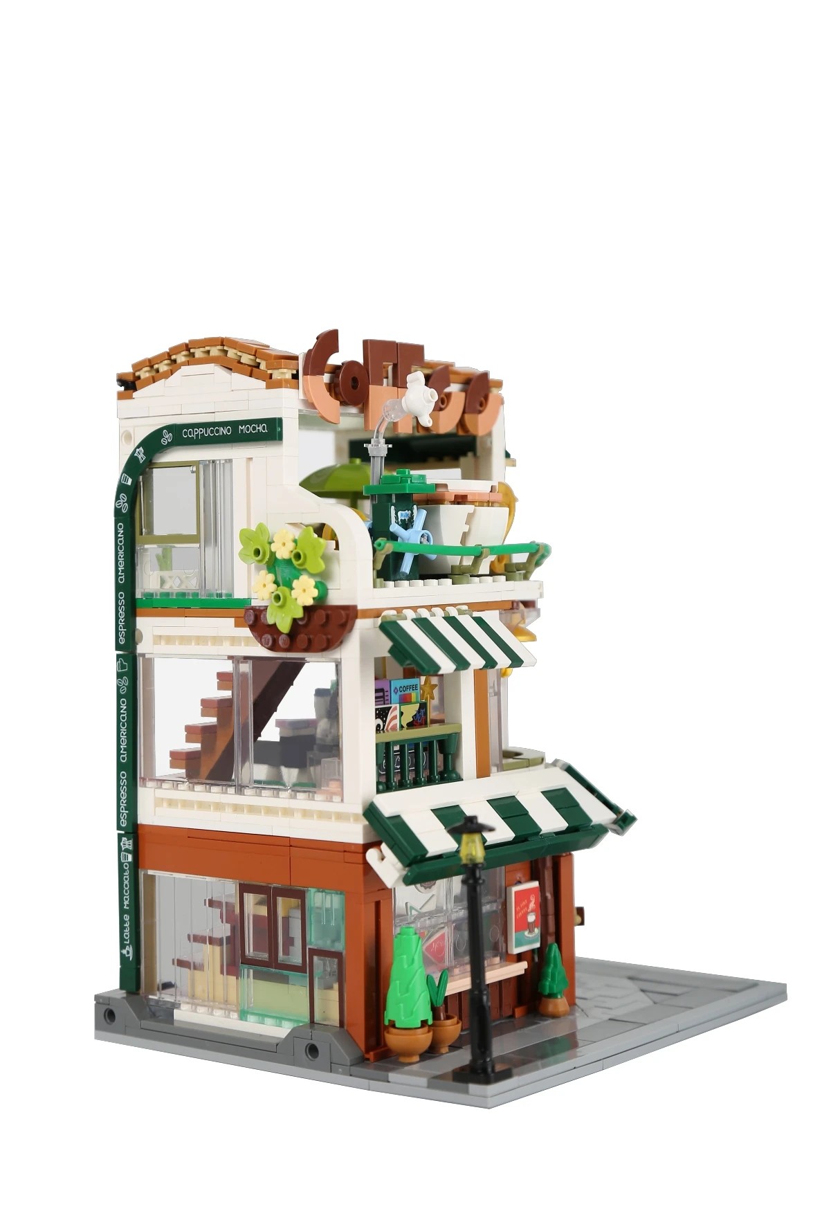 2 1075 Piece Mini Blocks Building Series: Coffee Shop, 2 of 7