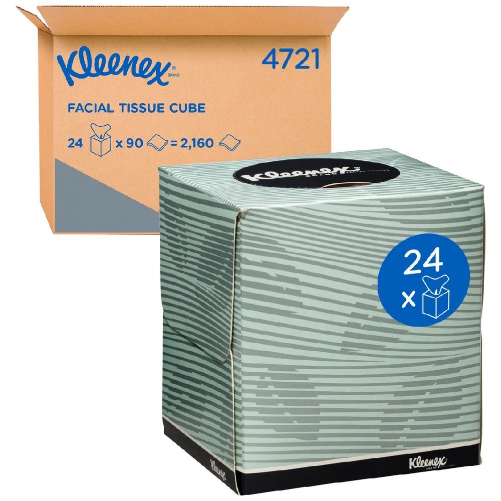 1 Kleenex Boutique 2 Ply Facial Tissues 90 Sheet 24 Pack, 1 of 8