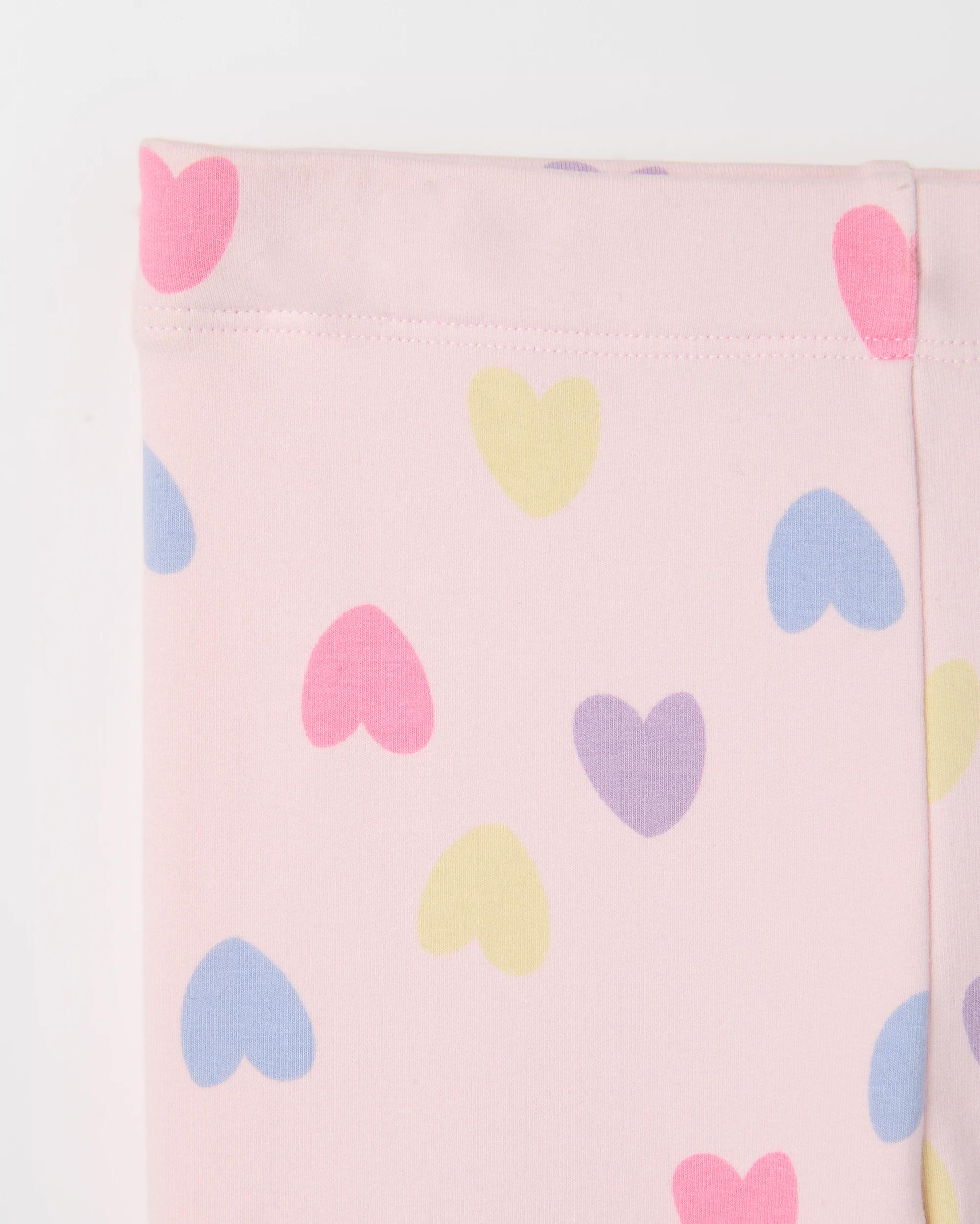2 Target Kids Australian Cotton Toasti Leggings HEART AOP MULTI, 2 of 2