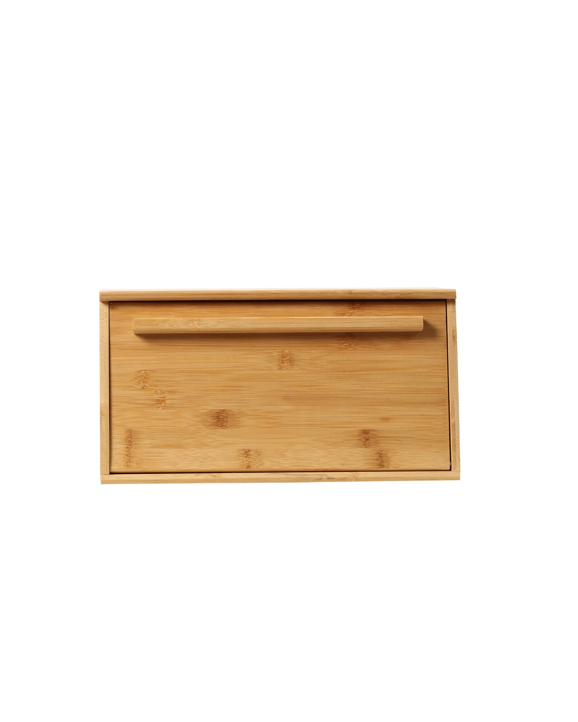 4 Sherwood Home Bamboo Bread Box With Lid 24x38x20cm - Natural, 4 of 6