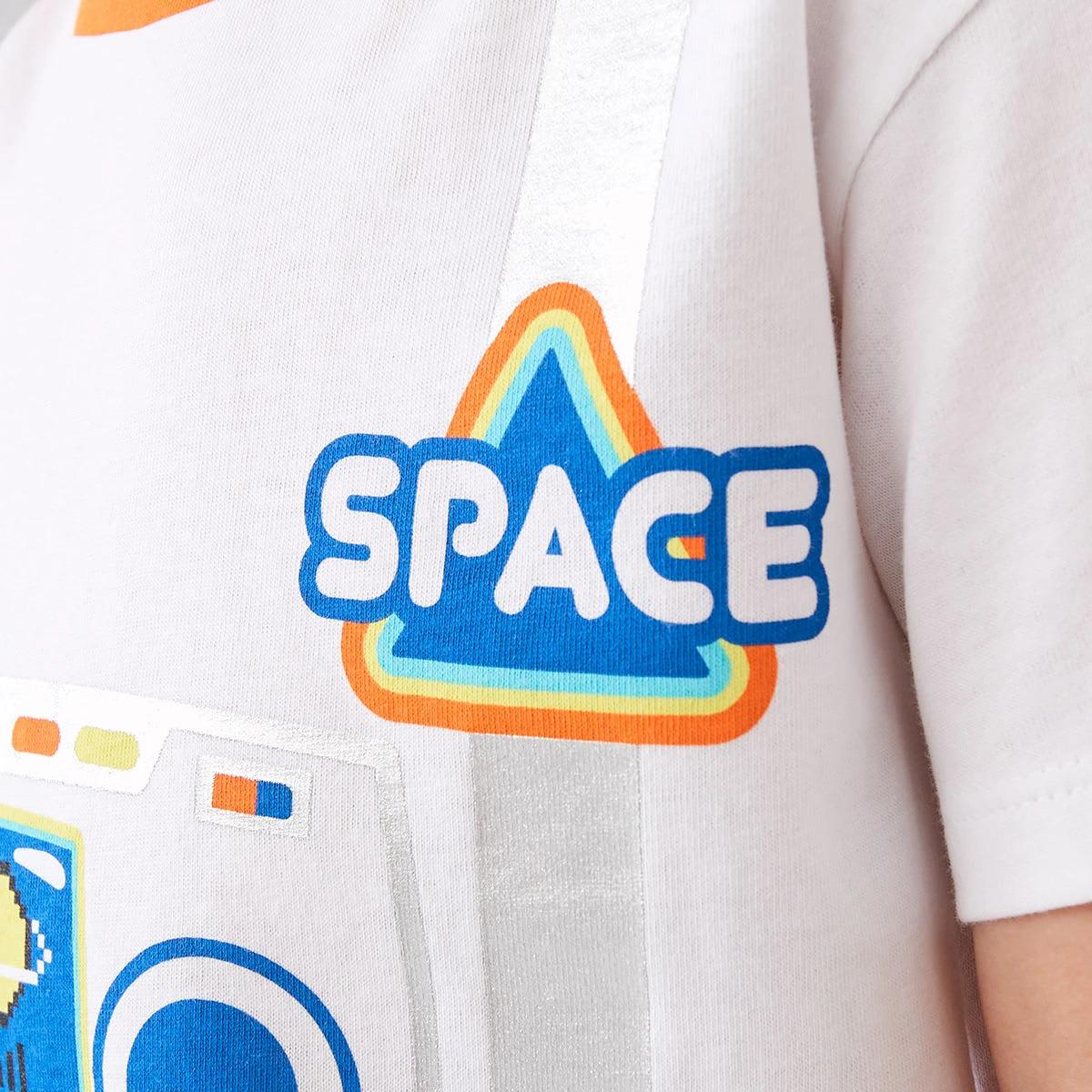 6 Novelty Space T-shirt Whte Space, 6 of 10