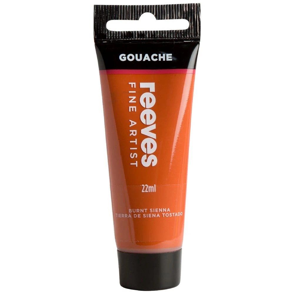 1 Reeves Gouache Paint 22mL Burnt Sienna, 1 of 1