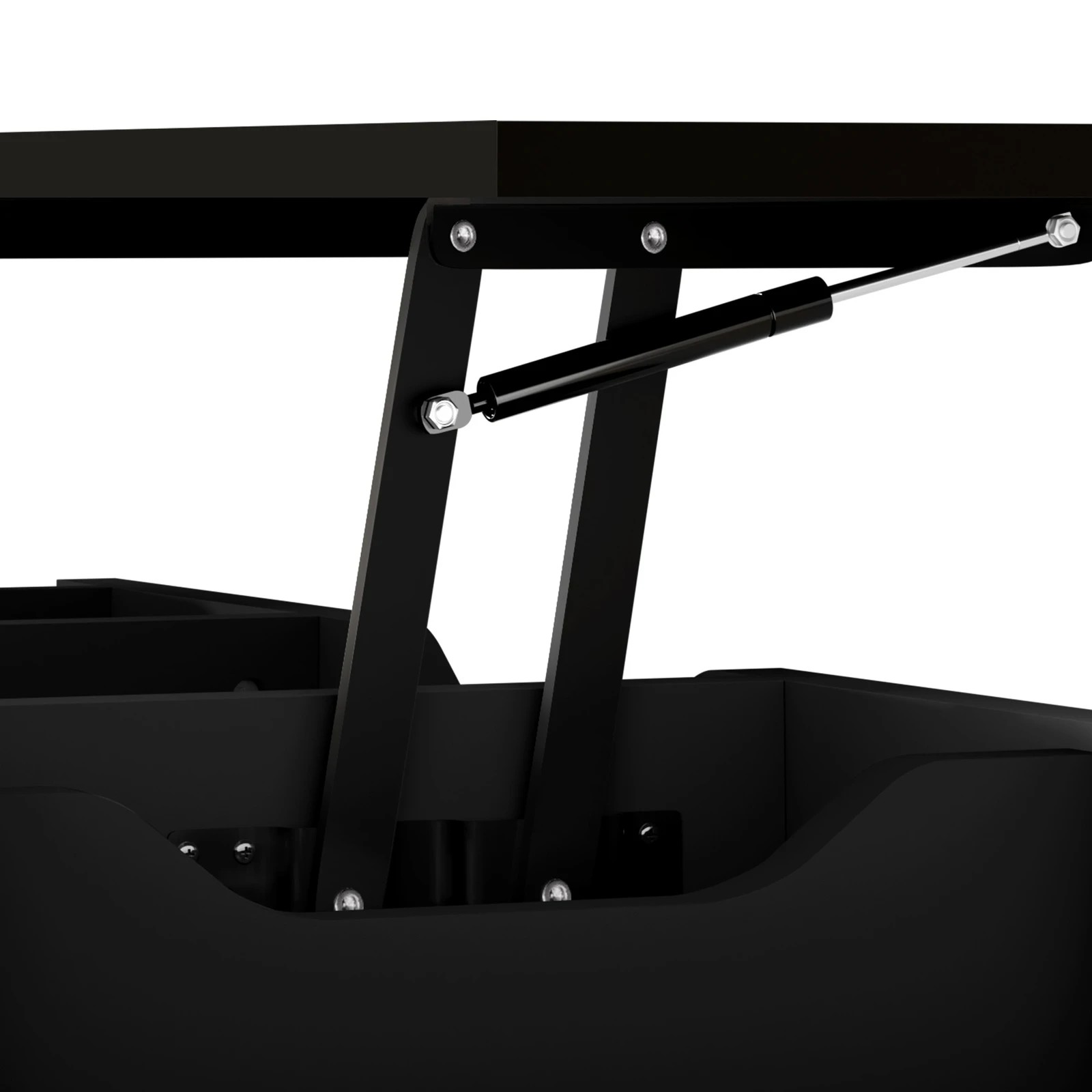 5 Alfordson Coffee Table Lift Up Top Laptop Desk Hidden Storage Shelf - Black, 5 of 10