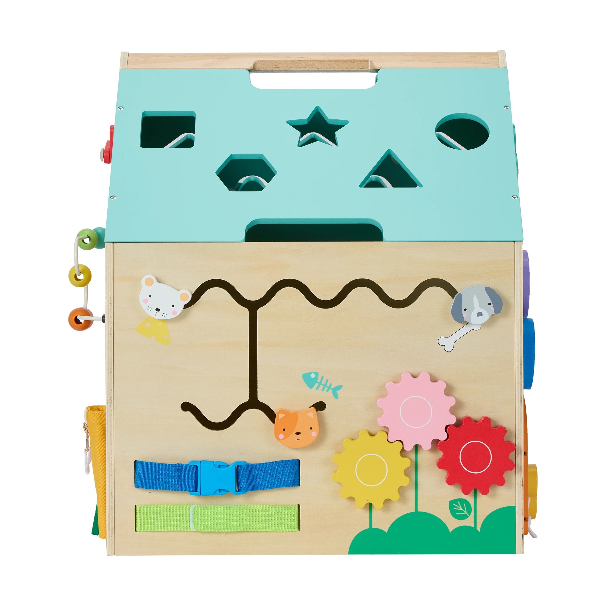 3 Wooden Busy Board Mega House, 3 of 6