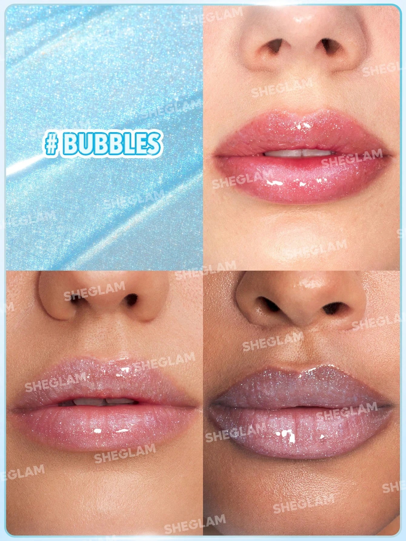 6 The Powerpuff Girls x SHEGLAM Super Trio Lip Gloss – Bubbles, 6 of 7