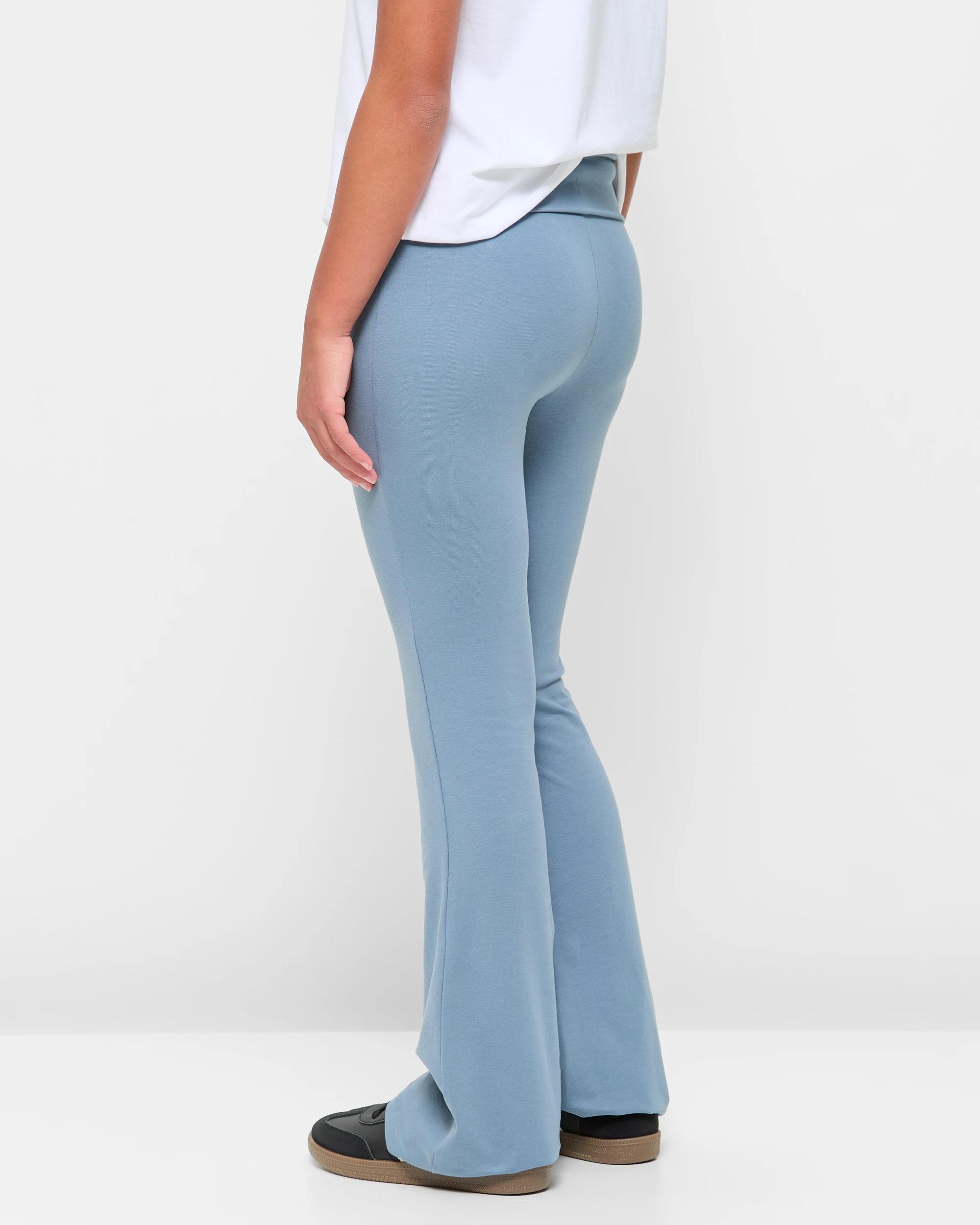 3 Target Folded Waist Flare Pants STEEL, 3 of 5