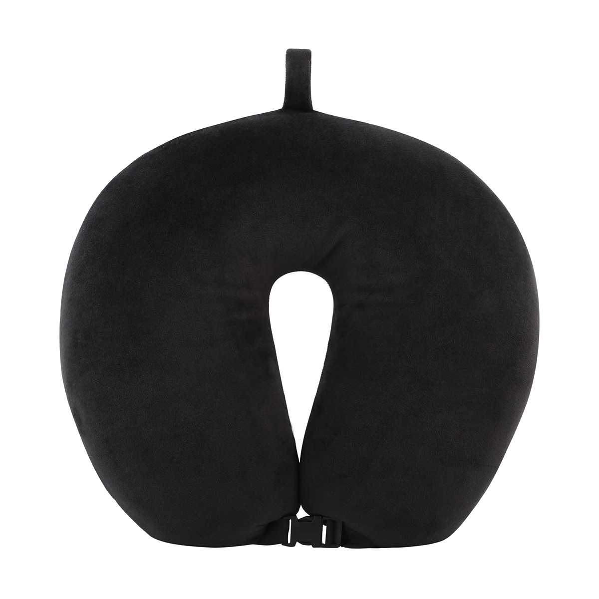 1 Neck Roll Pillow - Black, 1 of 2