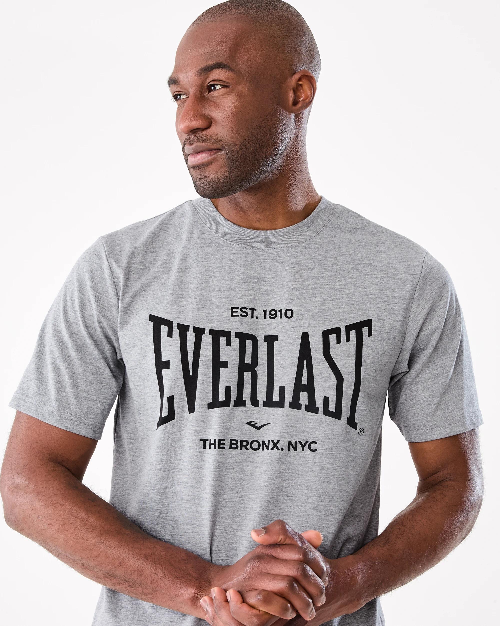 4 Everlast Mens Bronx T-shirt Ash, 4 of 7