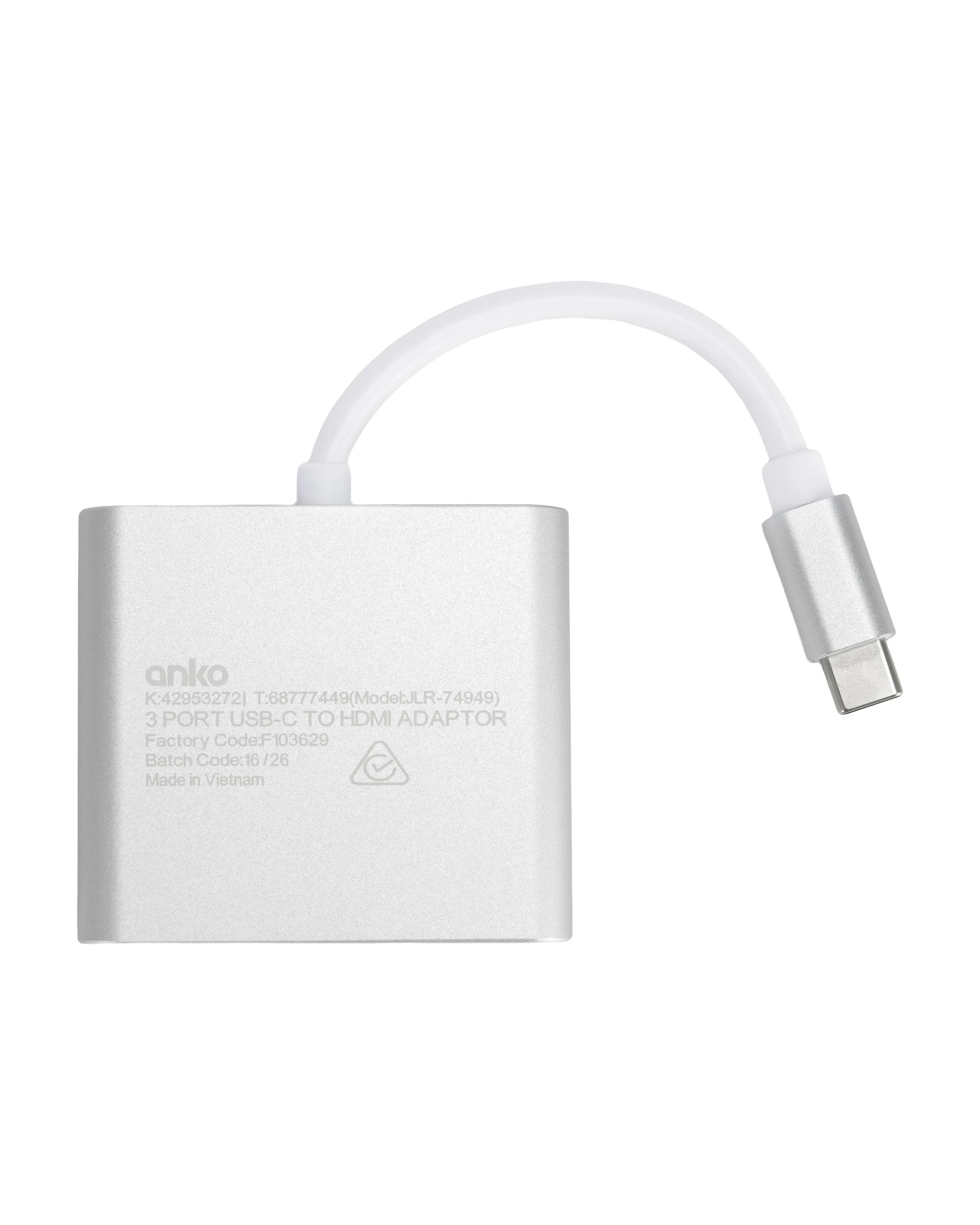 3 3 Port USB-C to HDMI Adaptor, 3 of 5