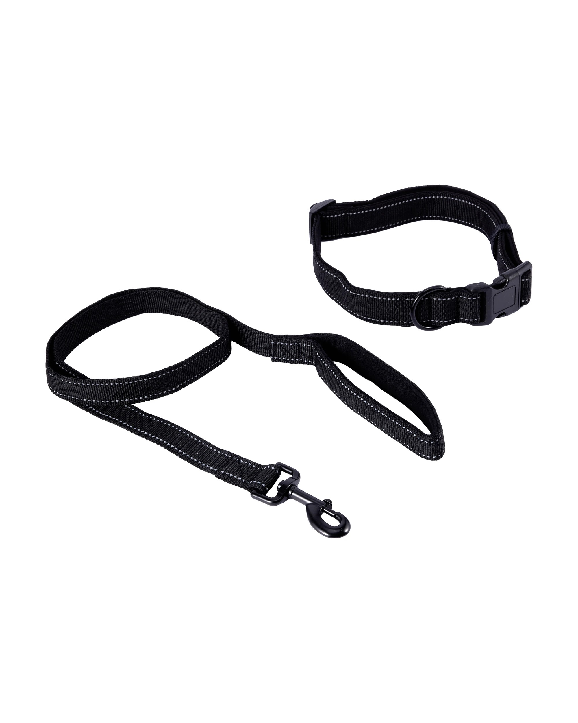 1 Black Reflective Collar and Lead Set - Extra Large, 1 of 4