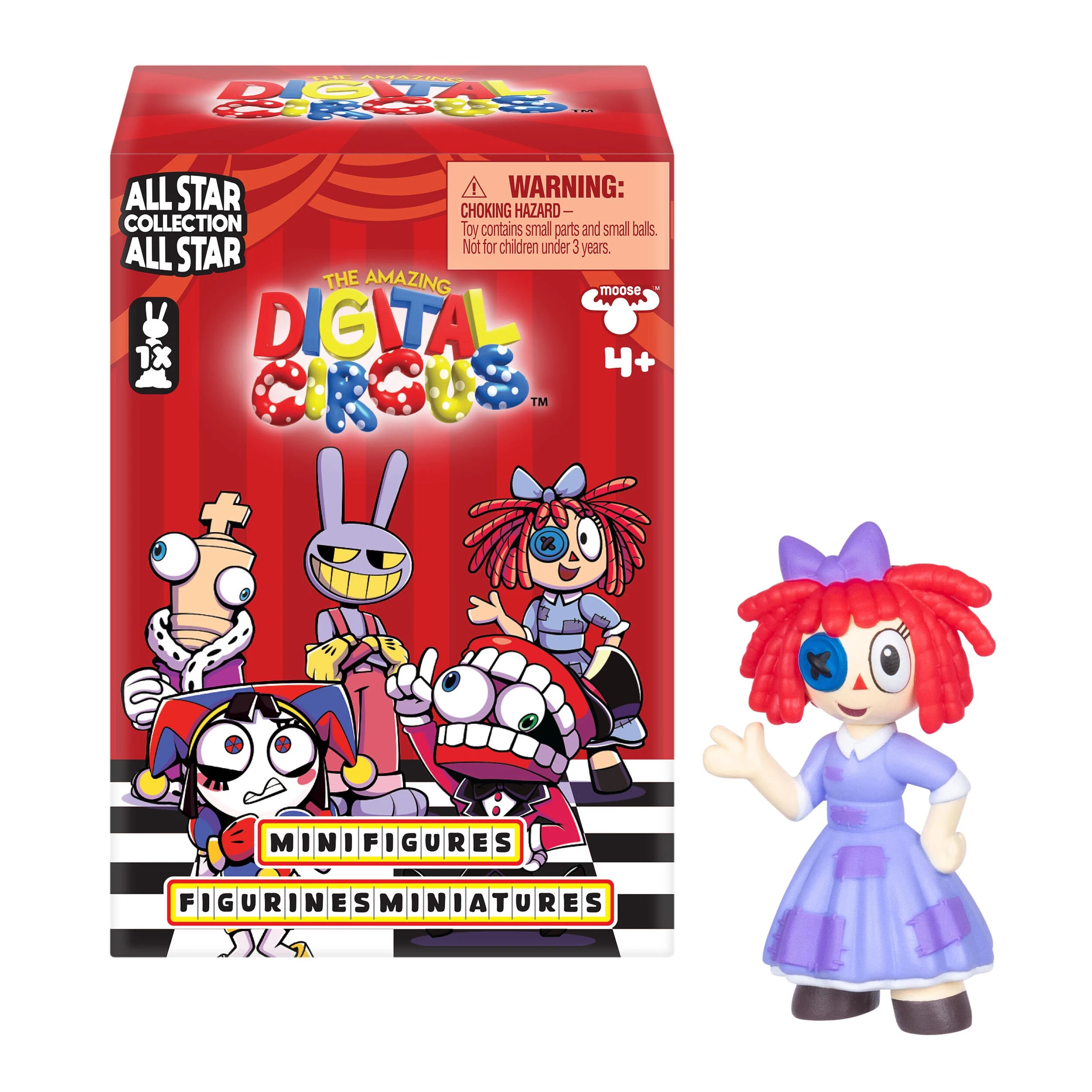 6 Moose Toys The Amazing Digital Circus Collector Mini Figure - Assorted - Multi, 6 of 8