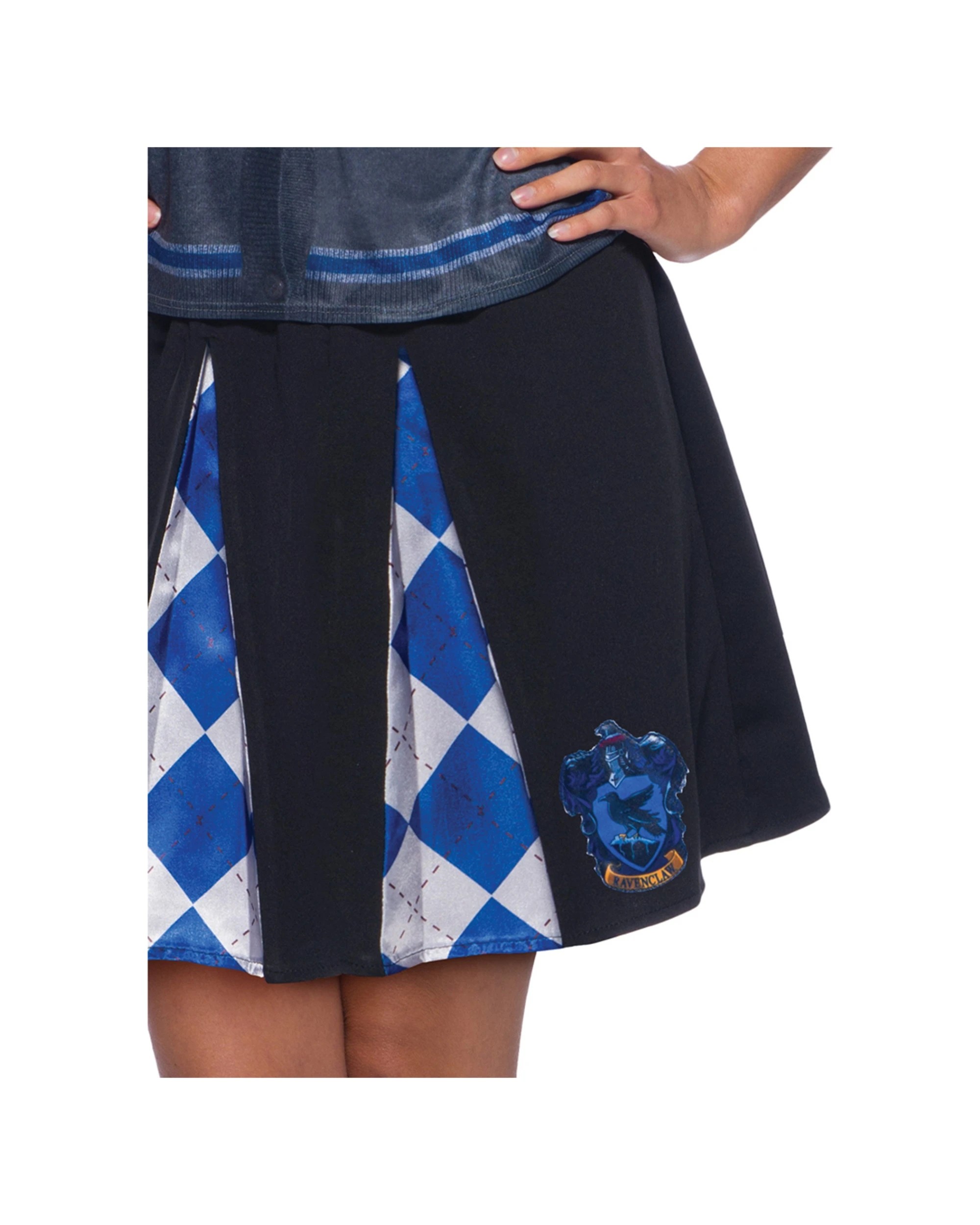2 Harry Potter Ladies Ravenclaw Teen Adult Skirt Costume One Size - Pattern, 2 of 3
