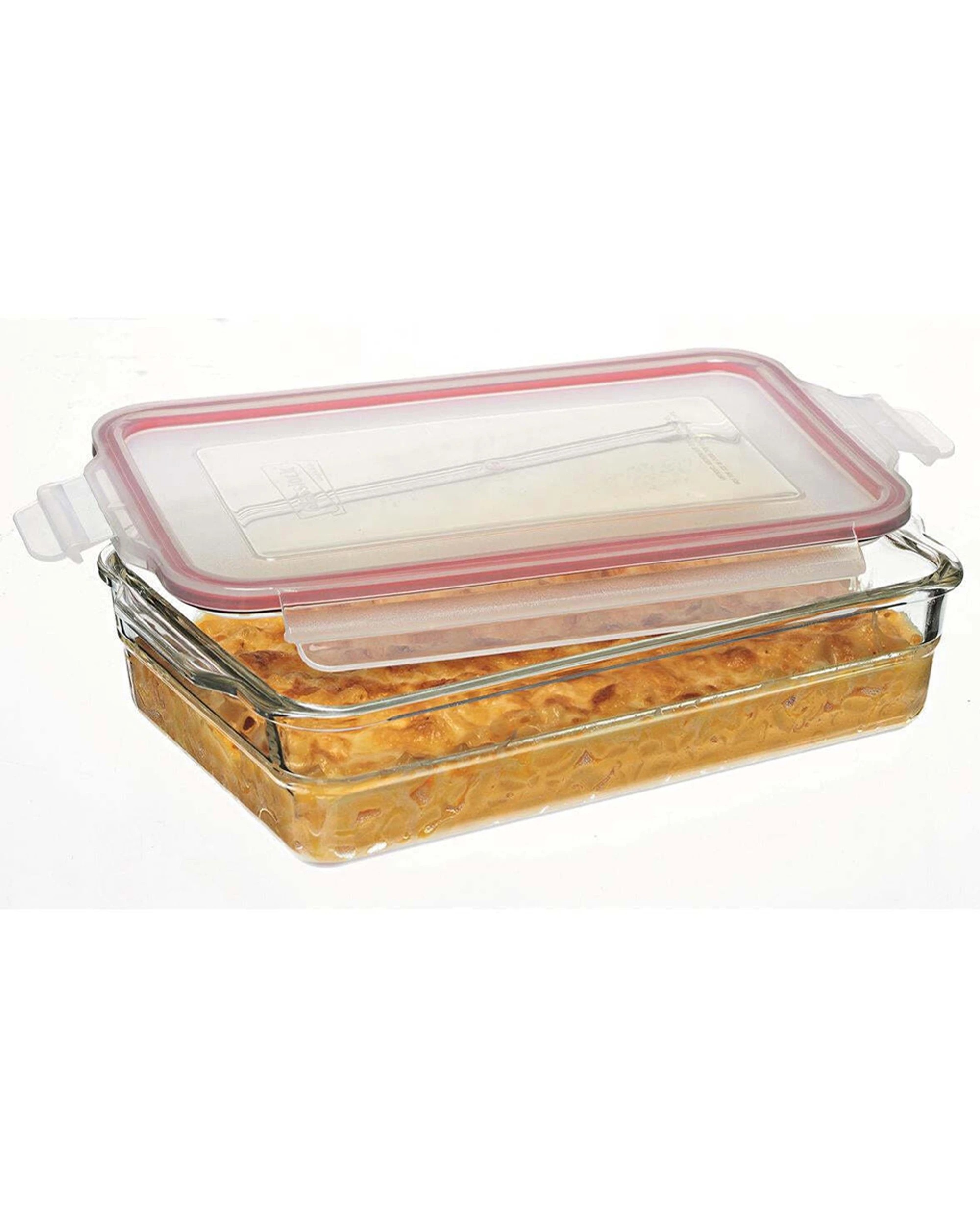 1 Glasslock 2.2L Tempered Glass Baking Dish With Lid - Clear, 1 of 1