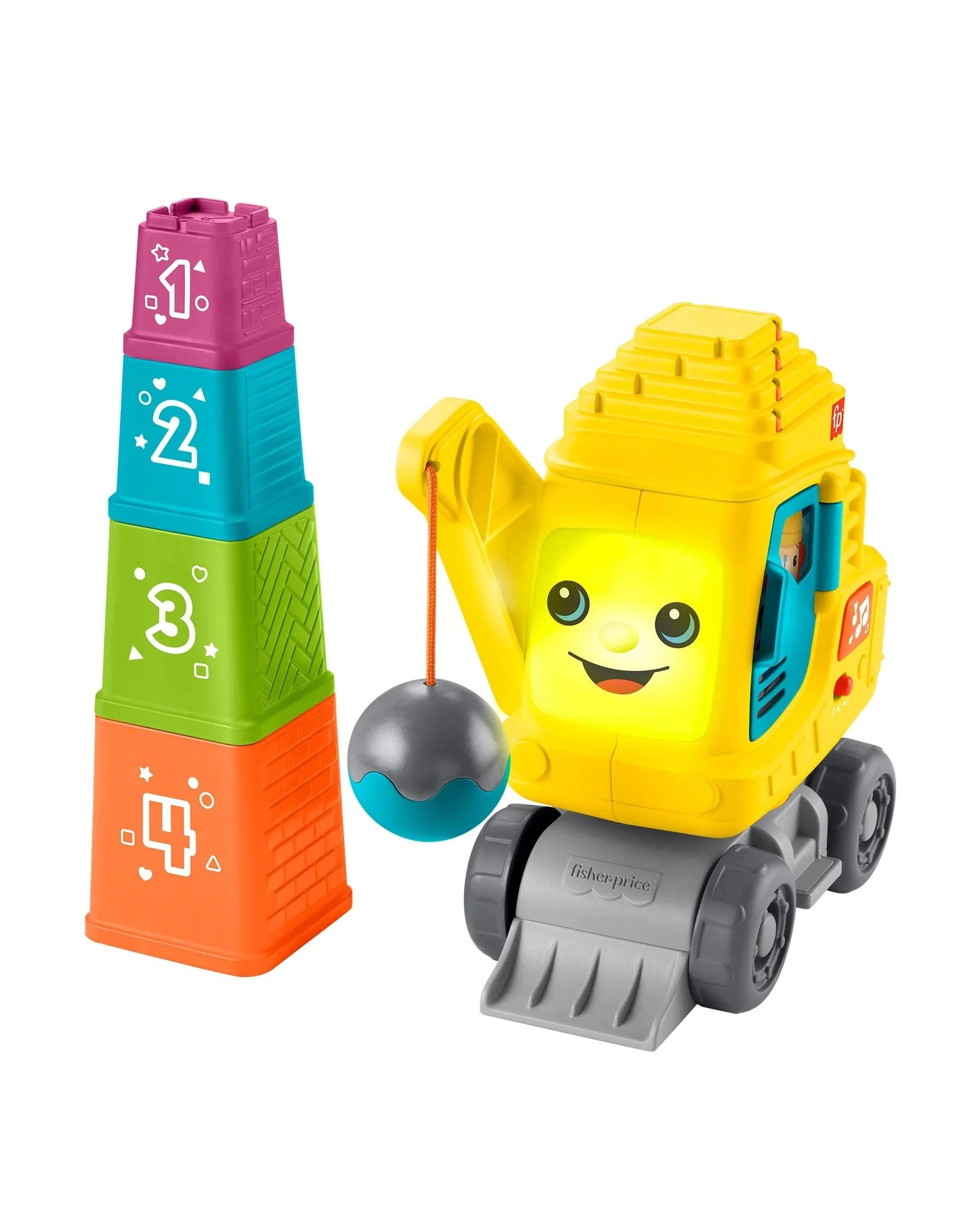 2 Fisher-Price Count and Stack Crane, 2 of 5