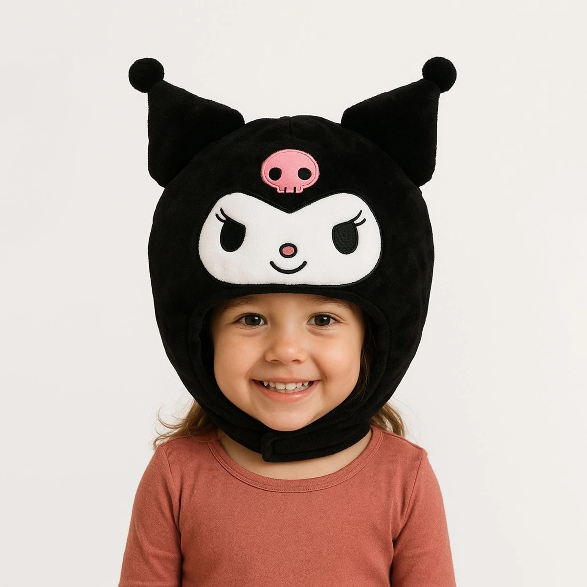 1 Sanrio Kuromi Plush Head Mask - Ages 3+, 1 of 2