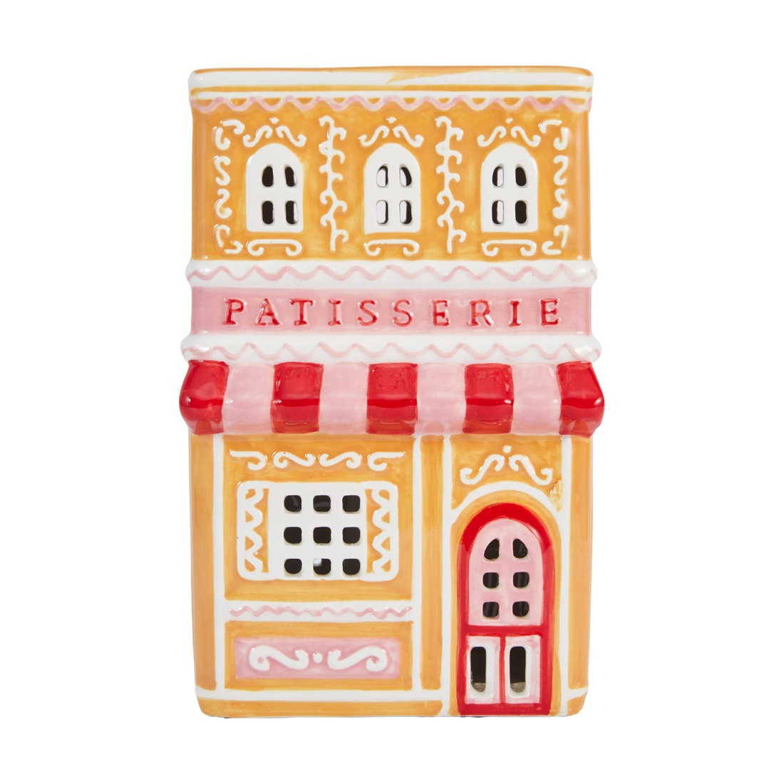 4 Light Up Ceramic Gingerbread Patisserie, 4 of 6