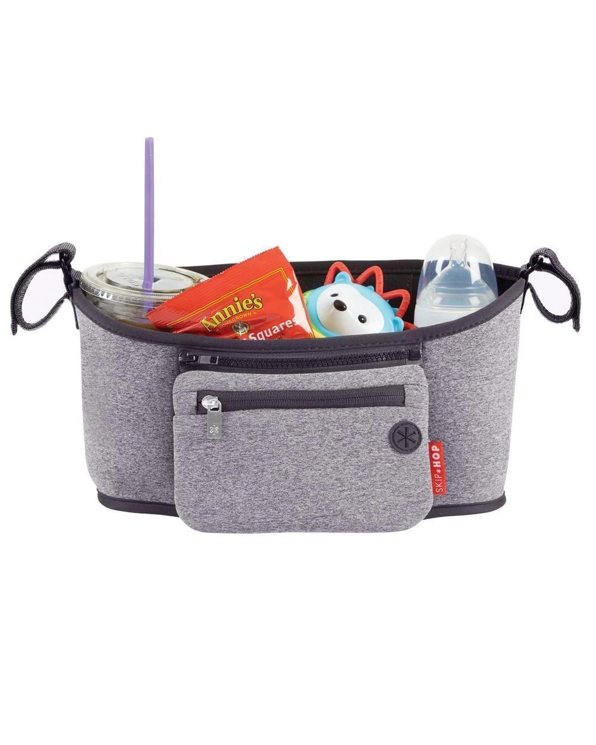 5 Skip Hop Grab & Go Pram  Stroller Organiser  Heather Grey, 5 of 6