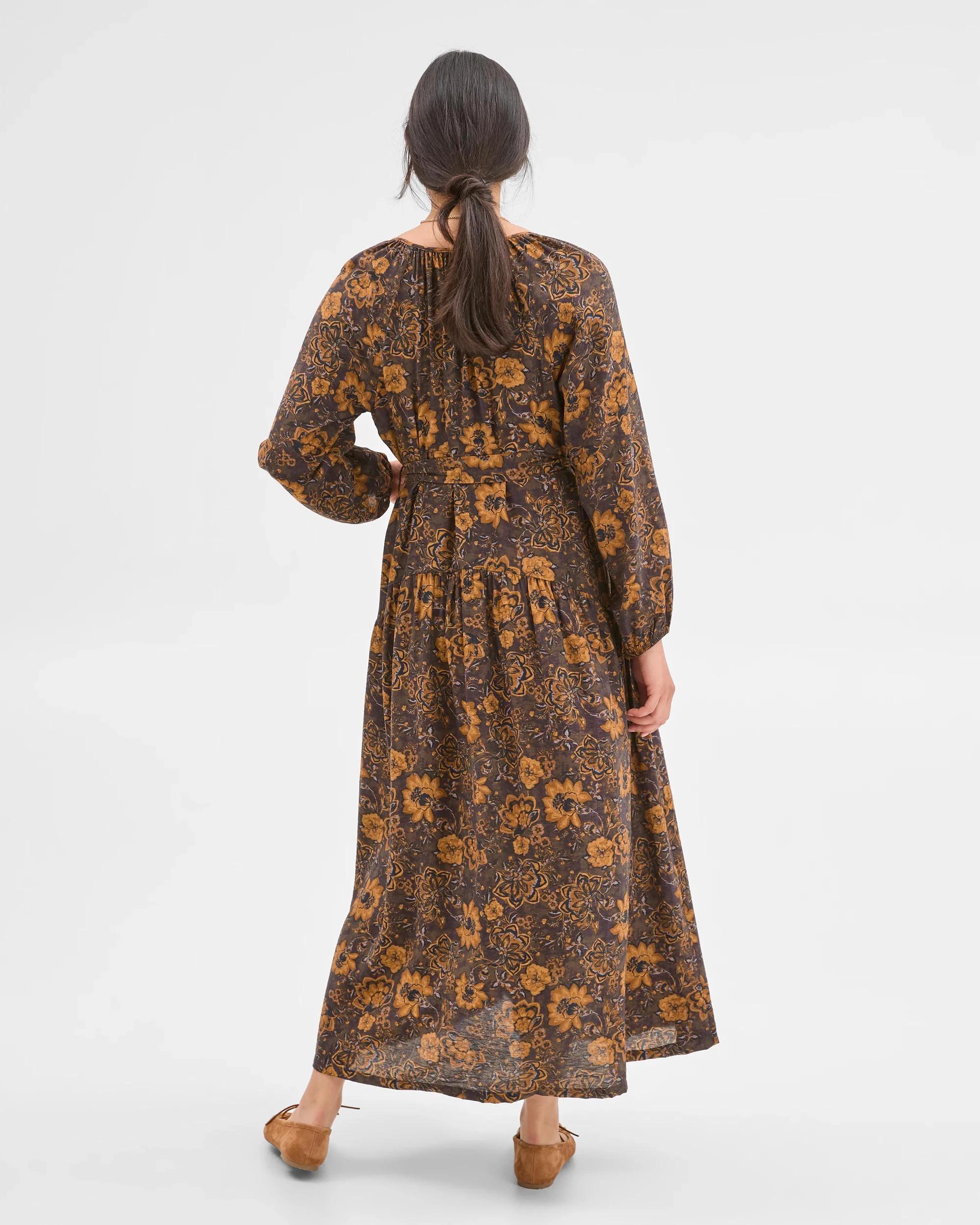 7 Target Woman Drop Waist Maxi Dress PAISLEY, 7 of 7