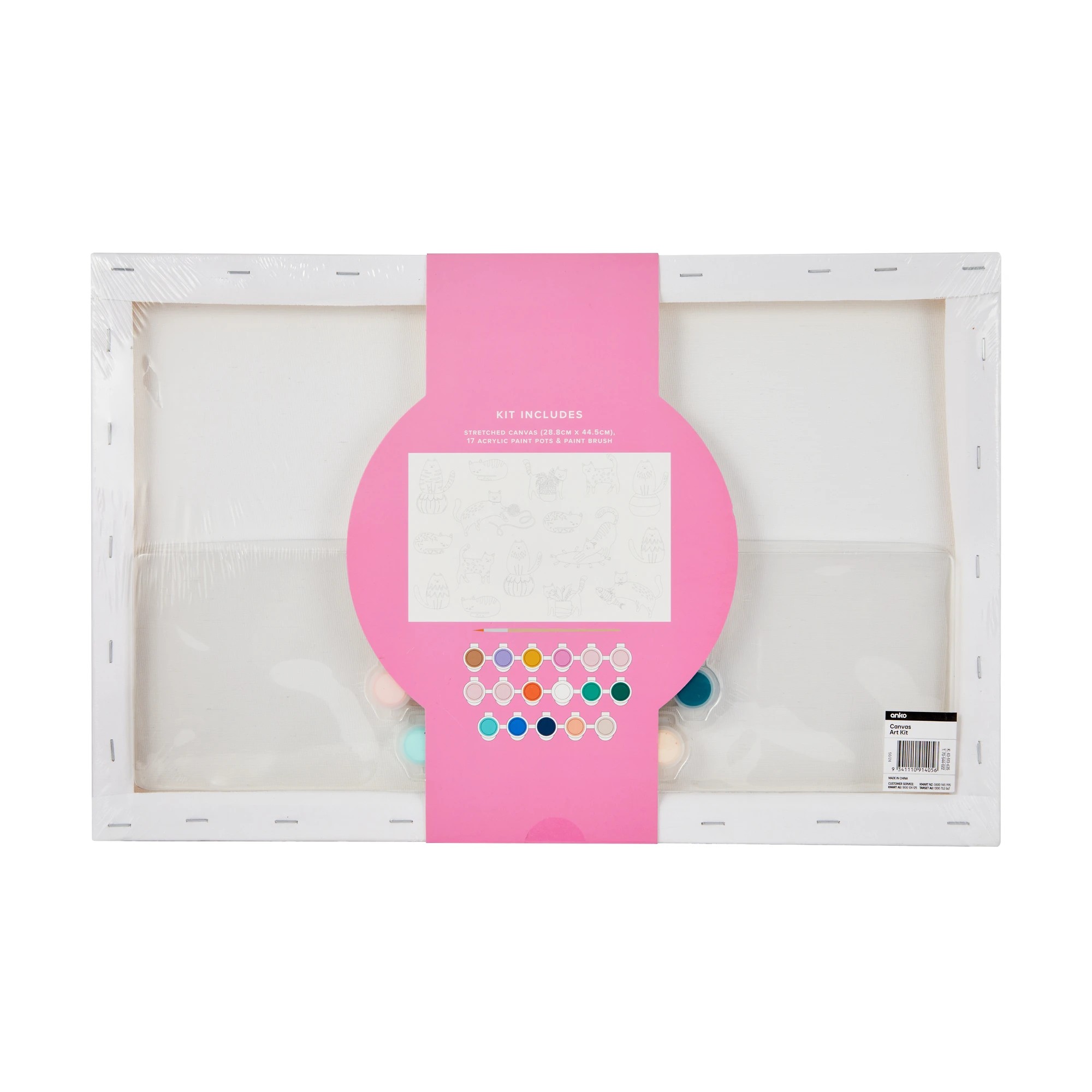 4 Paint Your Own Canvas Art Kit, 4 of 4