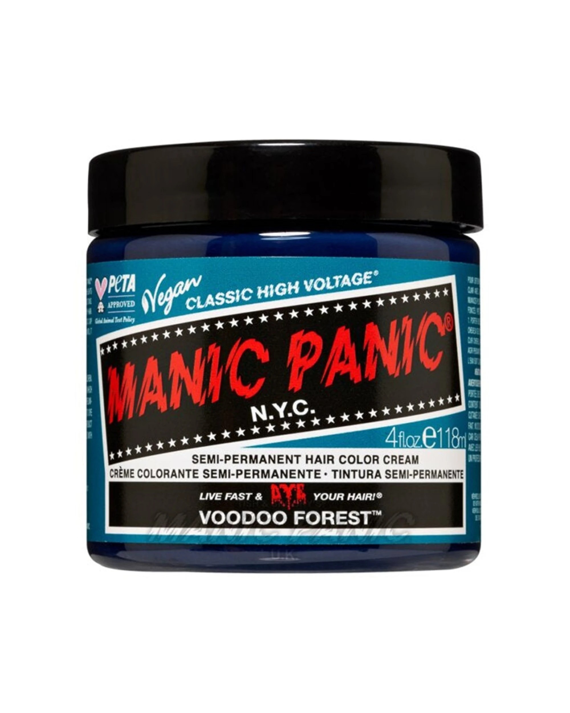 1 Manic Panic High Voltage Classic Hair Colour 118ml Voodoo Forest - Green, 1 of 3