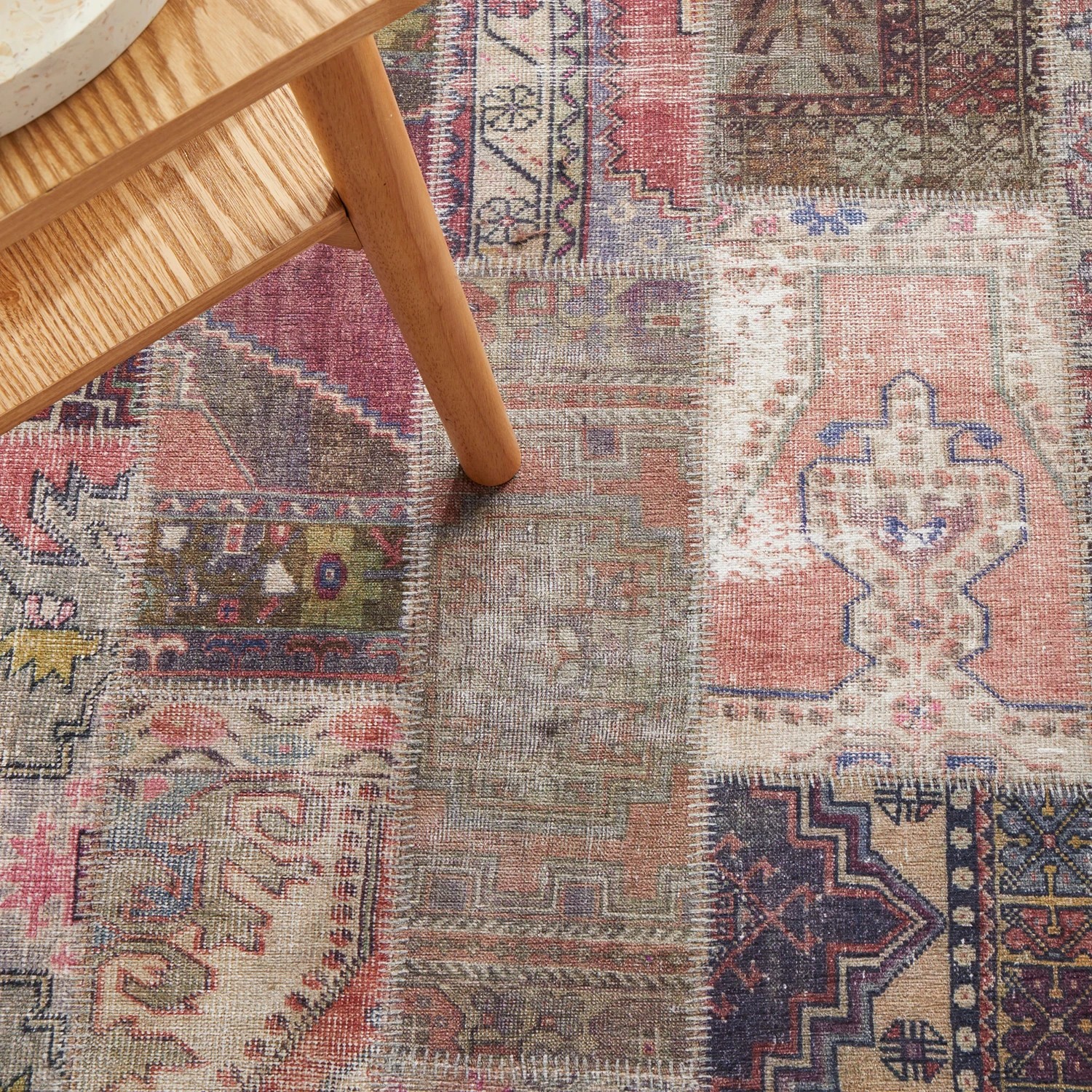 8 Common Ground Rugs Bazaar 178 200x80cm - Small Runner Rug - Beige, 8 of 9