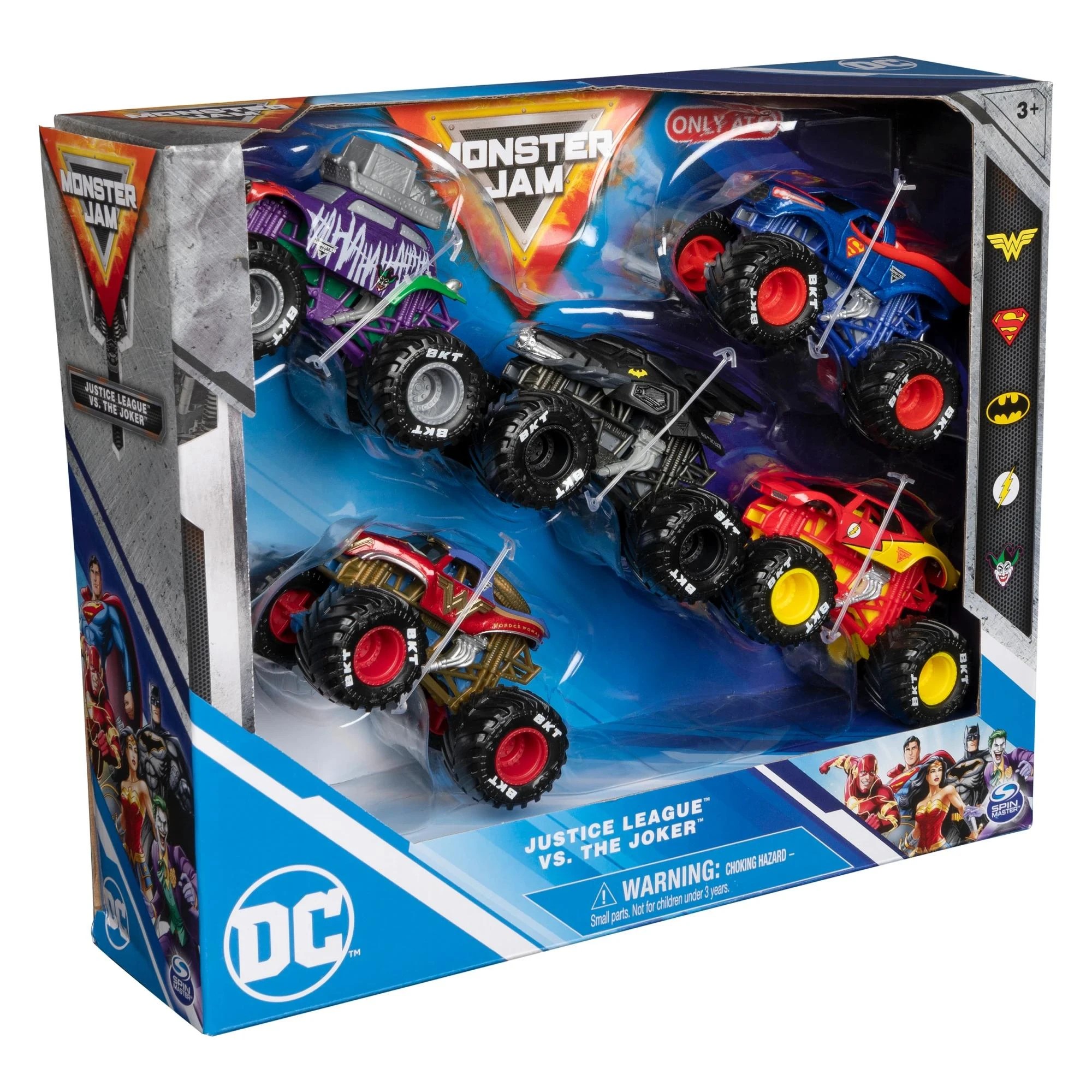 7 Monster Jam 1:64 DC Justice League 5 Pack - Multi, 7 of 7