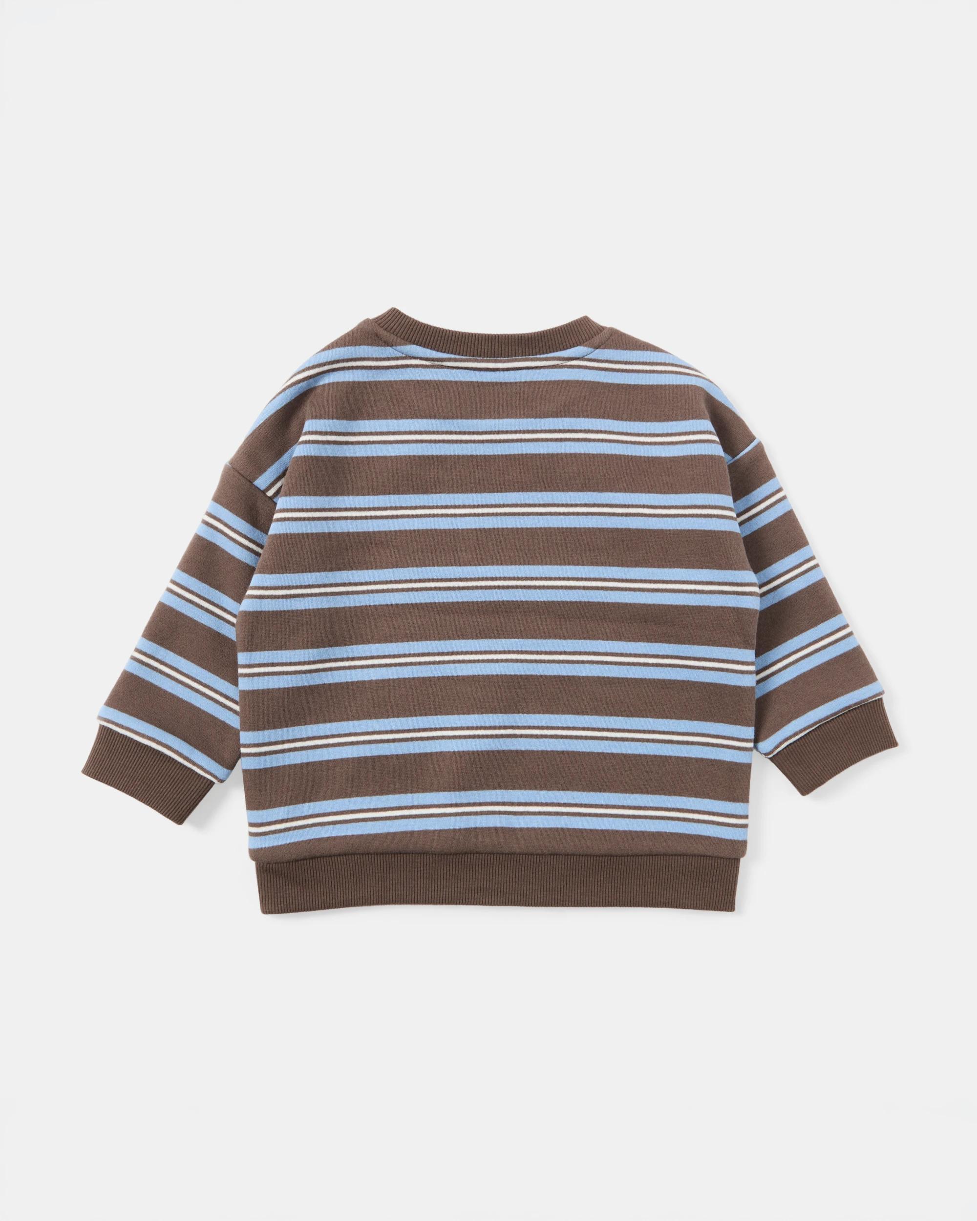 2 Drop Shoulder Sweatshirt Stripe, 2 of 3