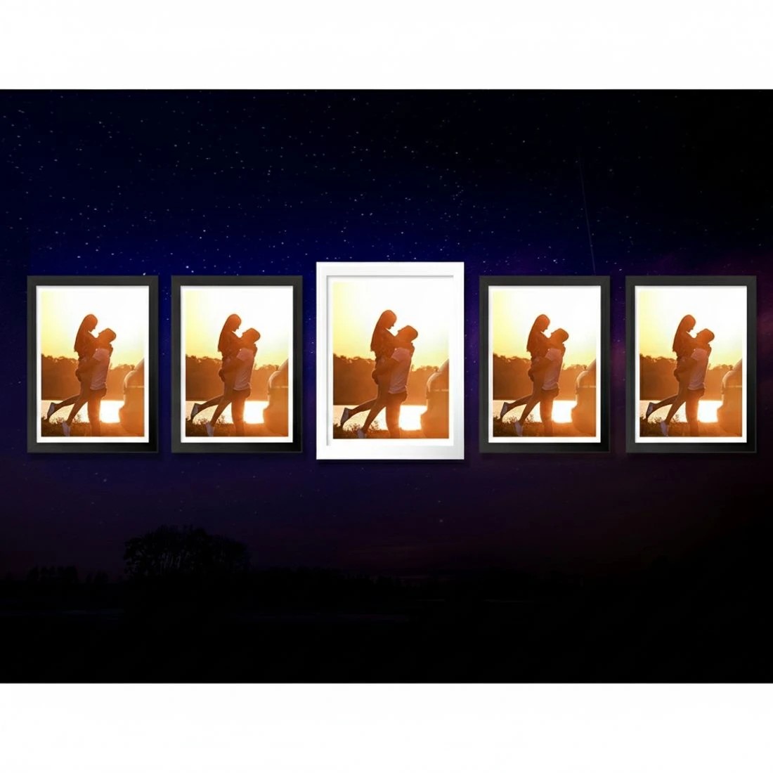 4 Artiss Photo Frames Art Holder 26PCS 8x10" 5x7" 4x6" 3.5x5" - White, 4 of 7