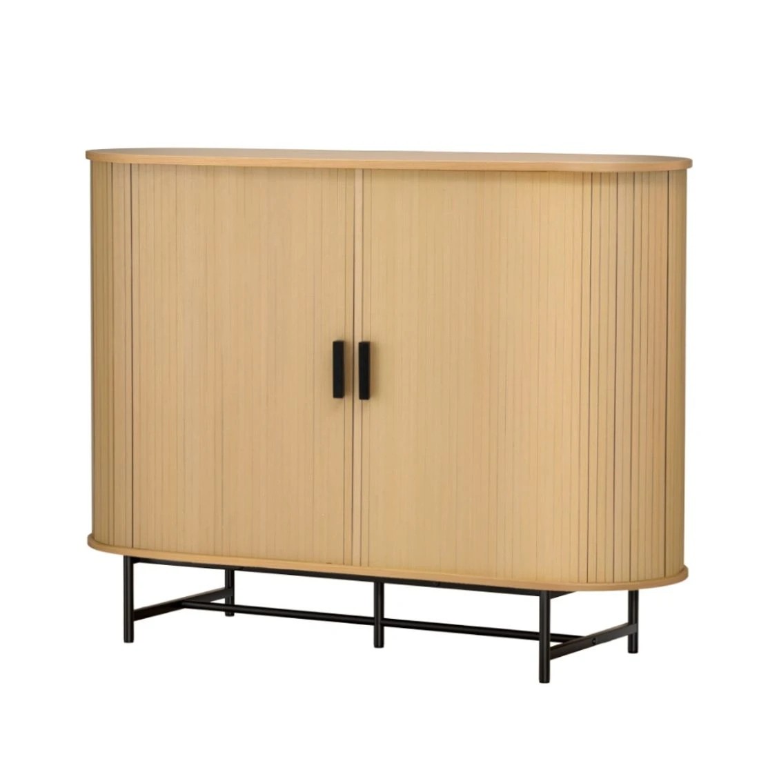 1 Artiss Buffet Sideboard Sliding Doors - - Brown, 1 of 6