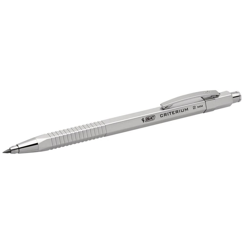2 Bic Criterium Mechanical Pencil 2mm Silver, 2 of 2