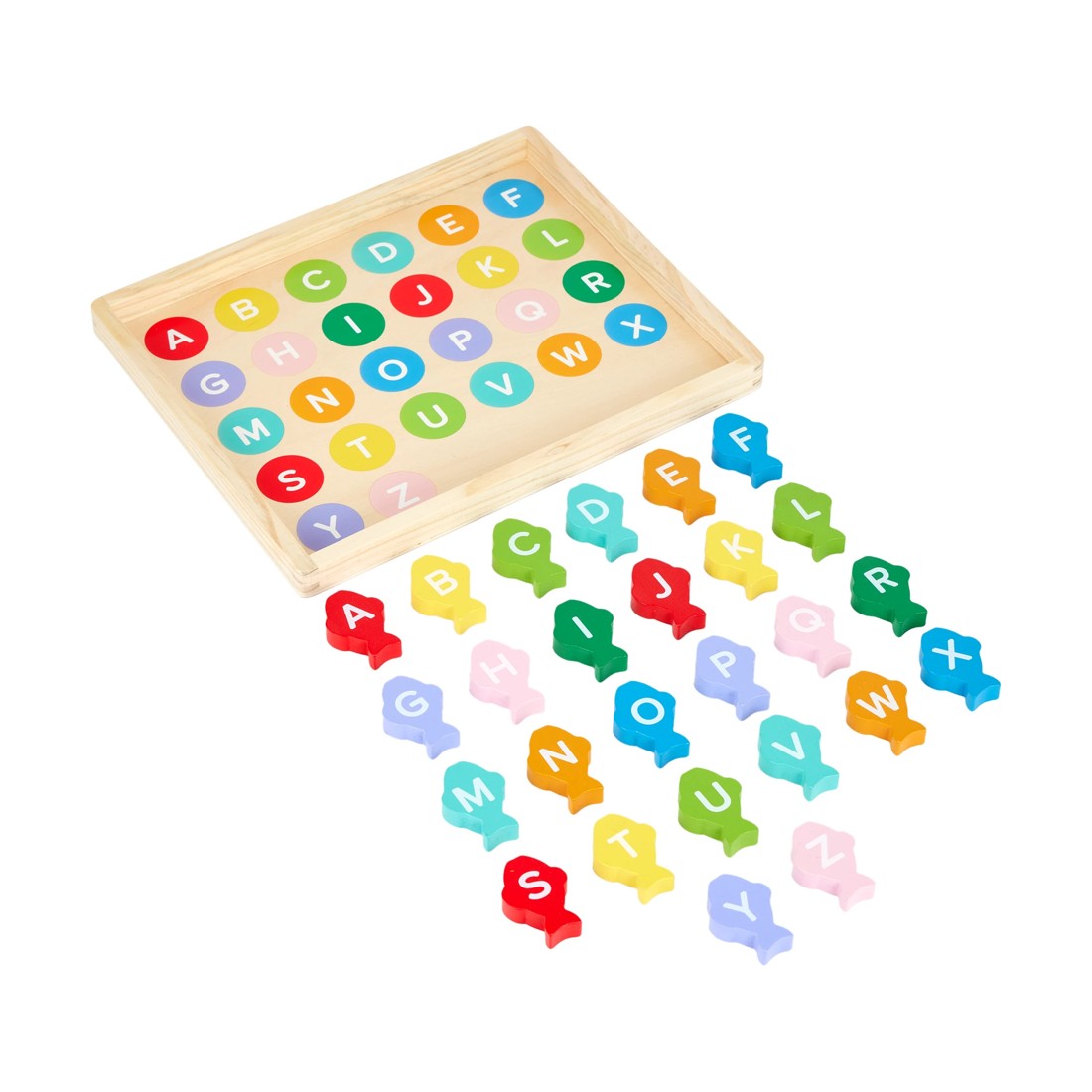 4 Wooden Alphabet Fishing Playset, 4 of 8