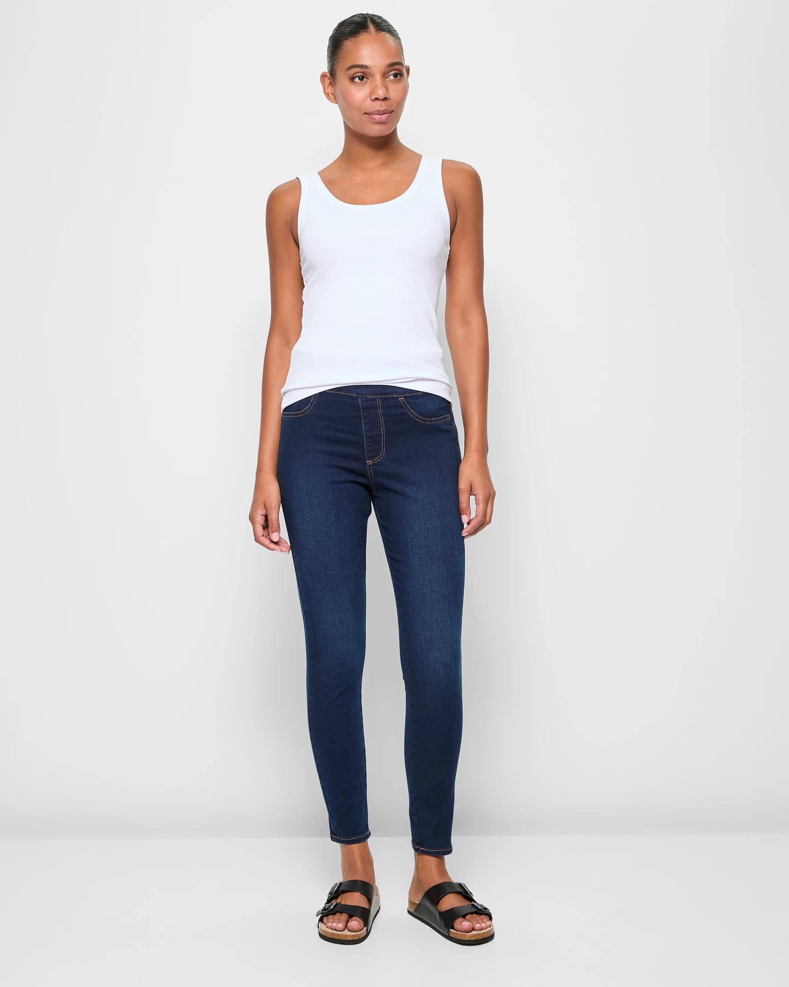 1 Target High Rise Ankle Length Denim Jeggings - Lydia NIAGRA BLUE, 1 of 5