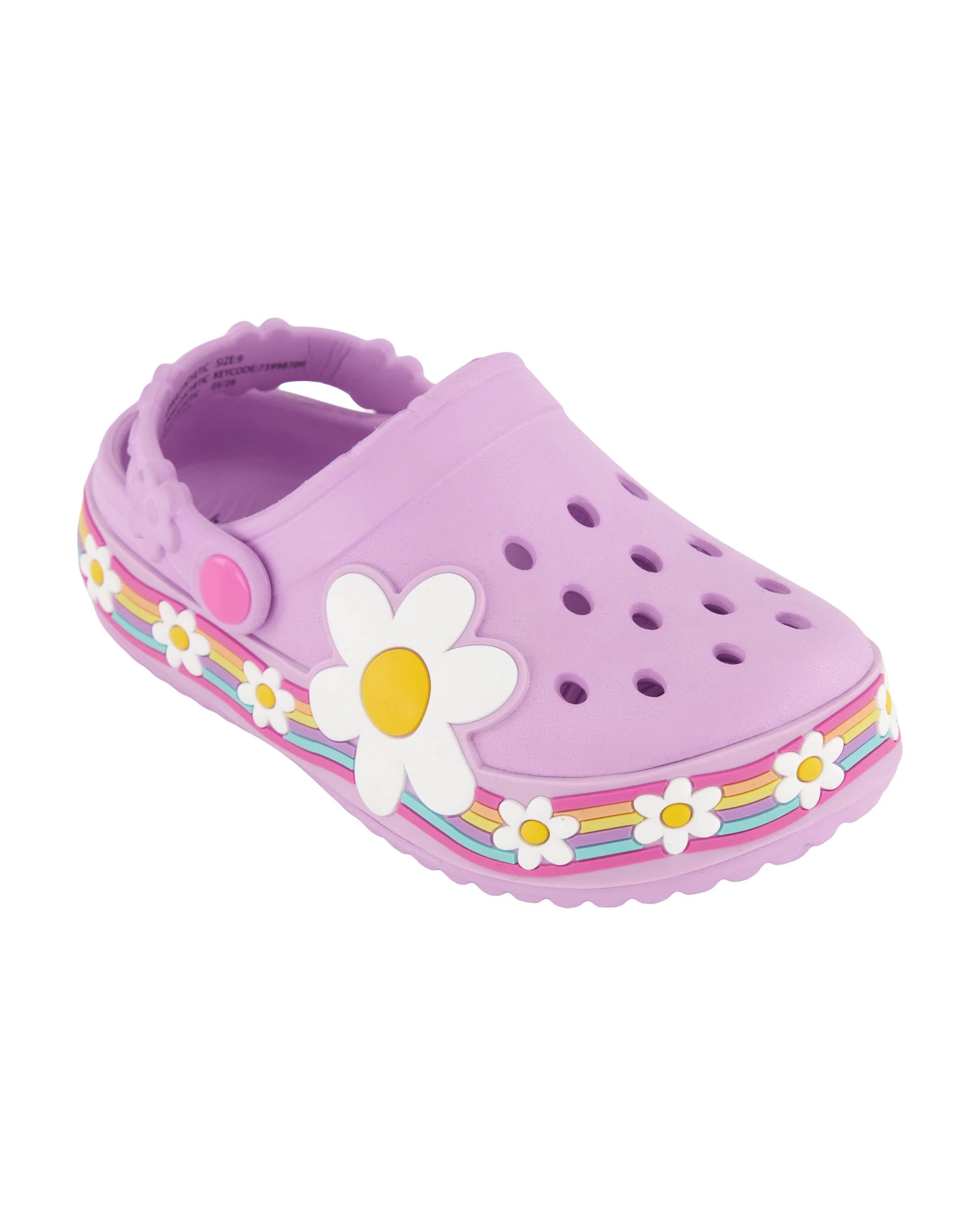1 Junior Slip-On Clogs Flowers, 1 of 3