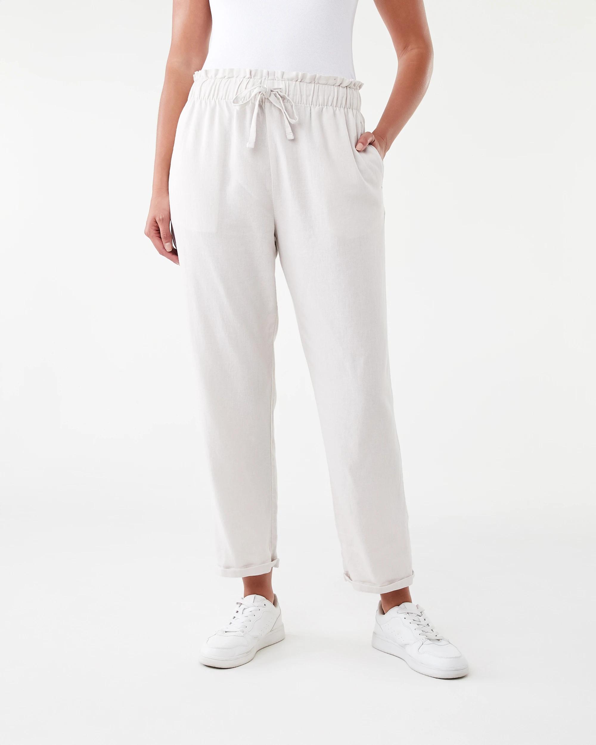 1 Drawstring Pants Nat Beige, 1 of 6