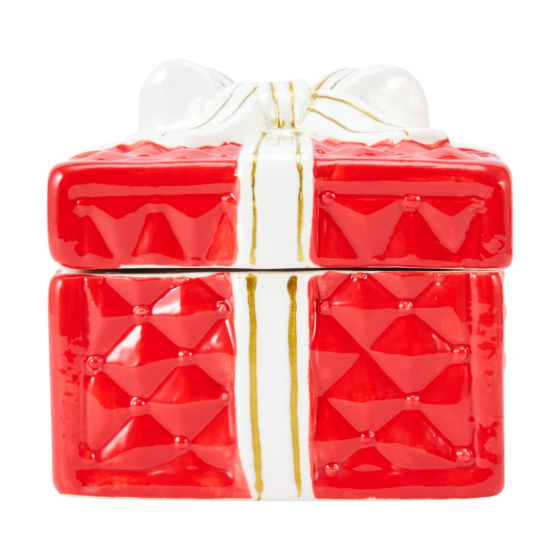 3 Christmas Present Ceramic Candle, 3 of 5