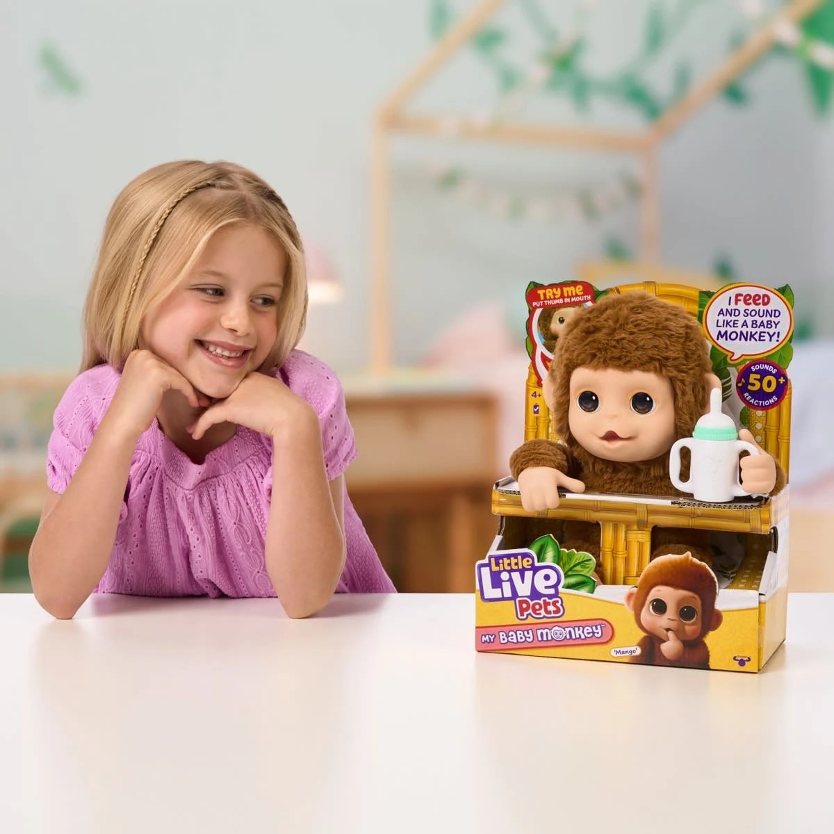 6 Little Live Pets My Baby Monkey, 6 of 10