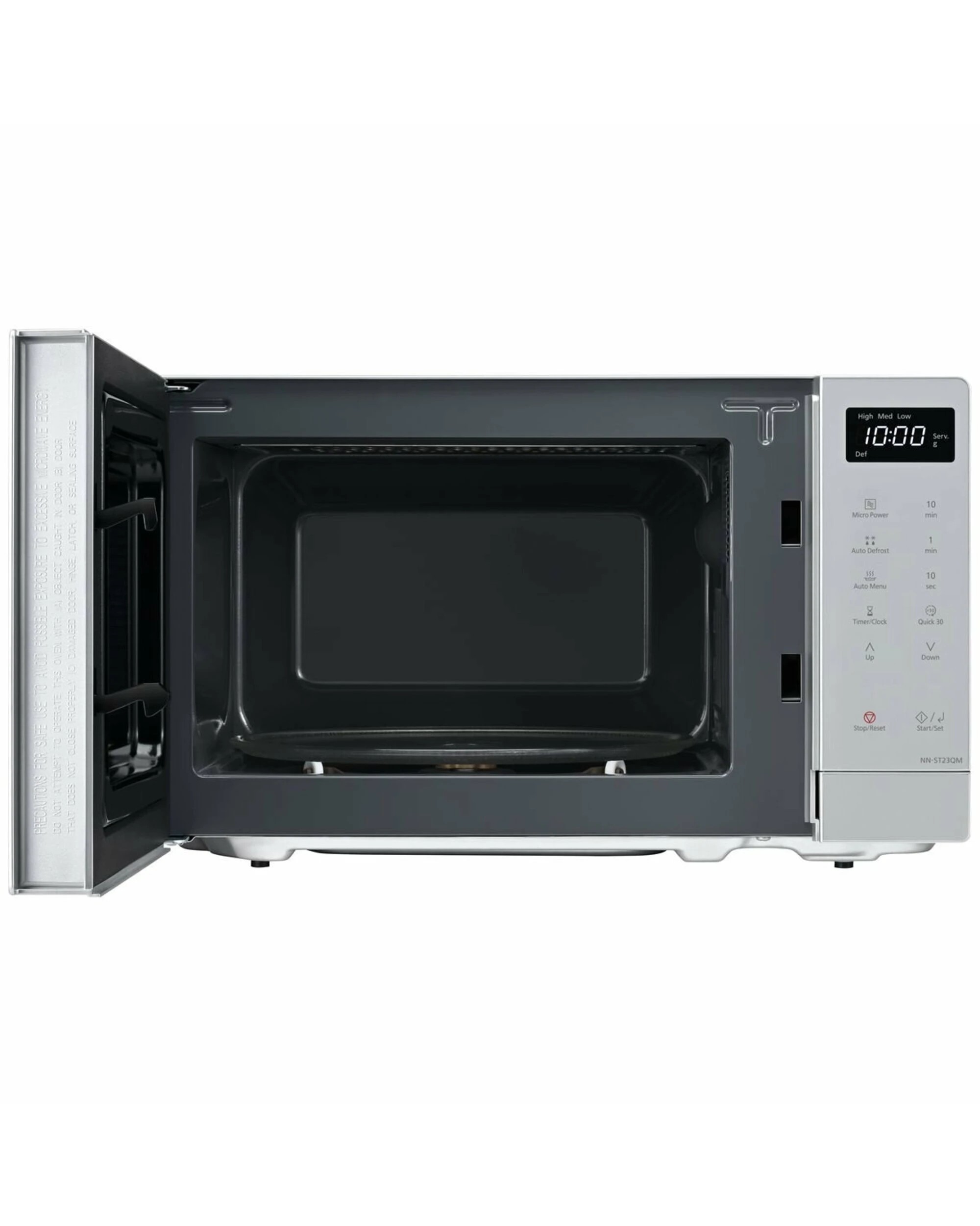 5 Panasonic 20L Microwave Oven Silver, 5 of 5