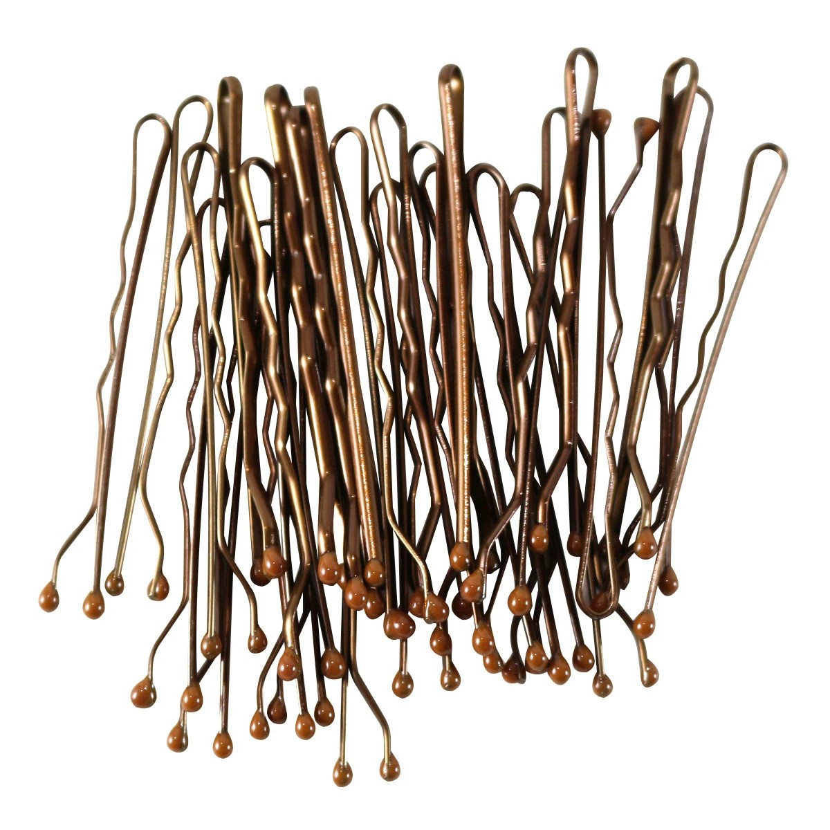 1 100 Pack Brown Bobby Pins, 1 of 1
